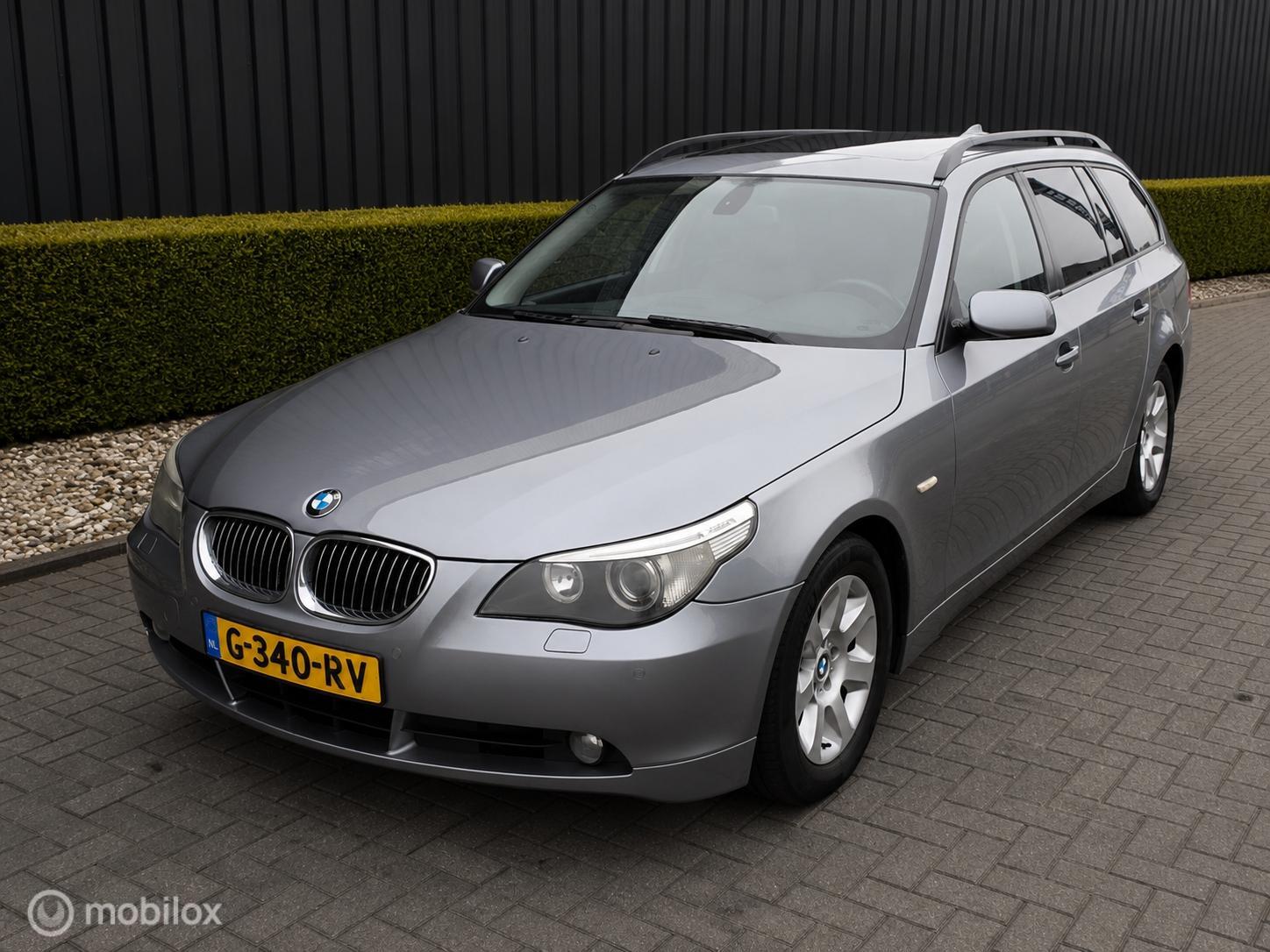 BMW 5er Reihe 525i Executive - 3 Sleutels - Trekhaak 2005 - voorkant