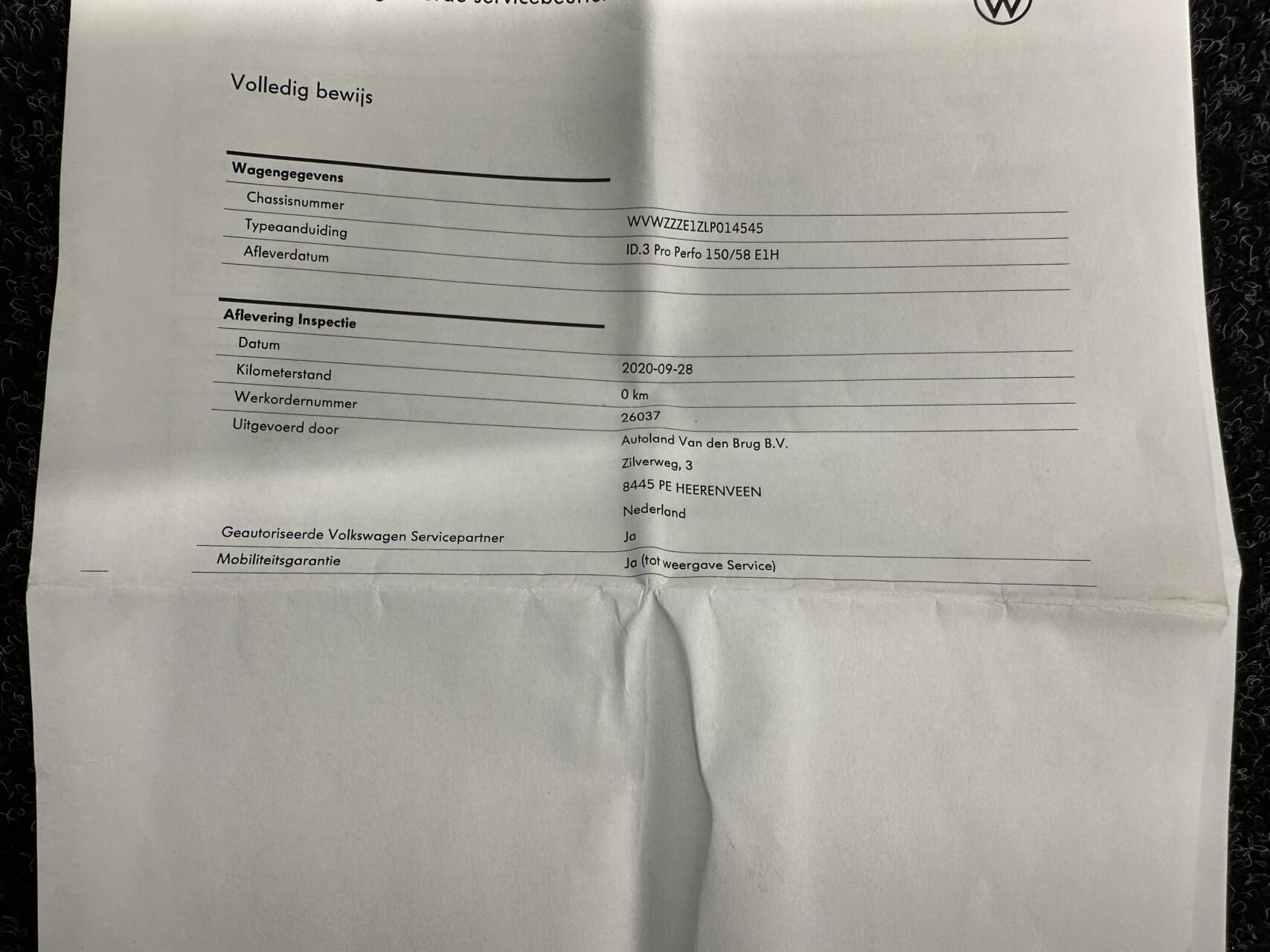 Foto van Volkswagen Id.3