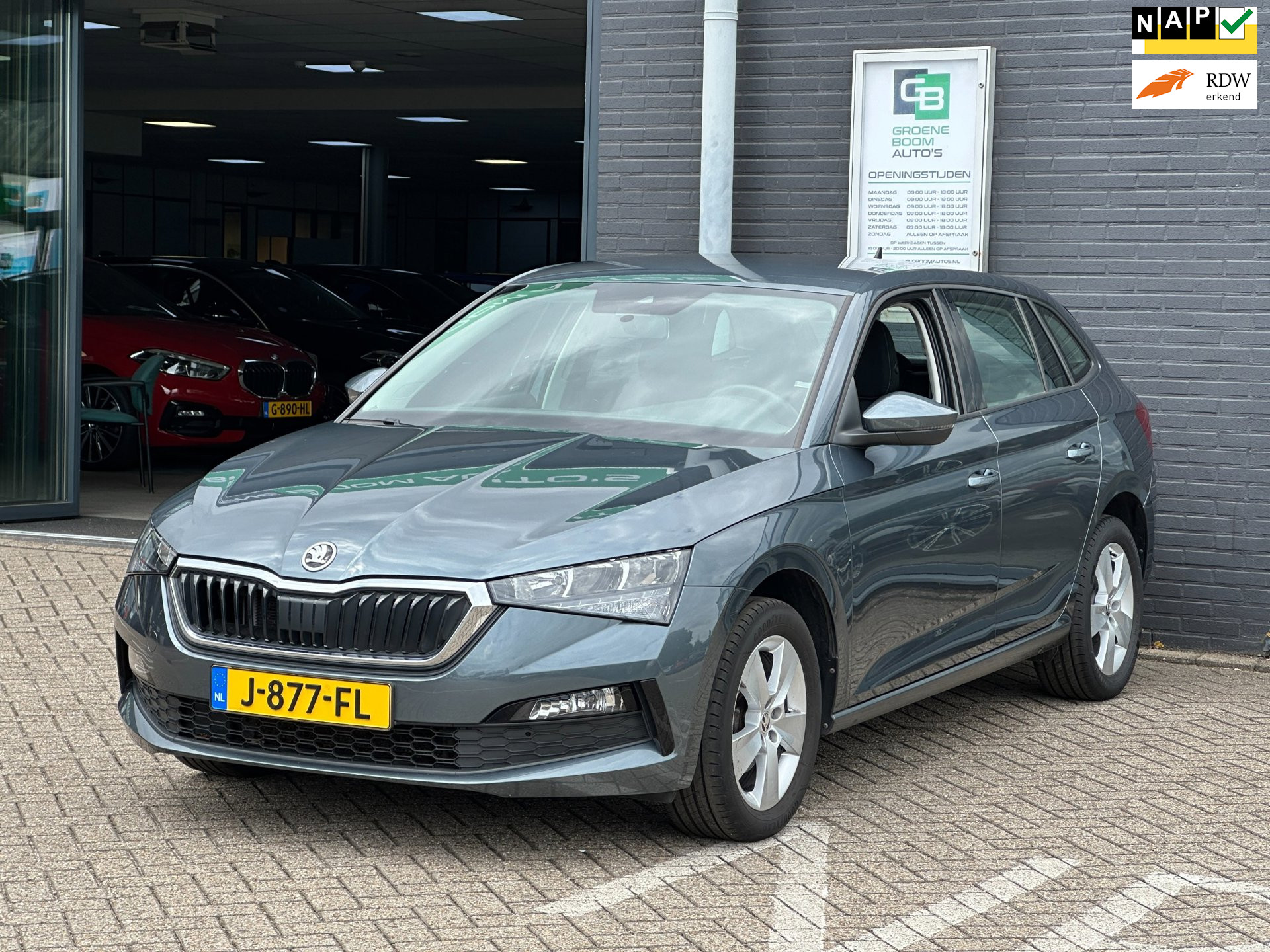 Skoda Scala 1.0 TSI Ambition/1STE EIG/APP-CONNECT/PDC/AIRCO/NL-AUTO NAP!! 2020 - voorkant