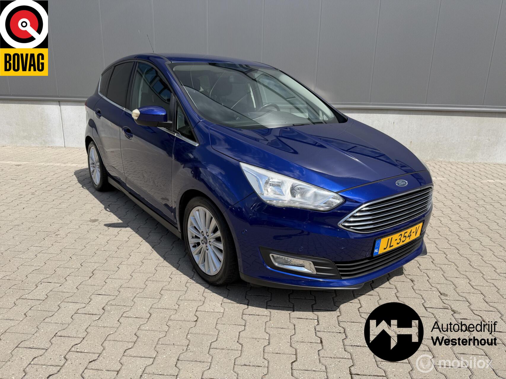Ford C-max 1.0 Titanium|VOLLEDIG ONDERHOUDEN|NAVI|AUTO PARKEREN 2016 - voorkant