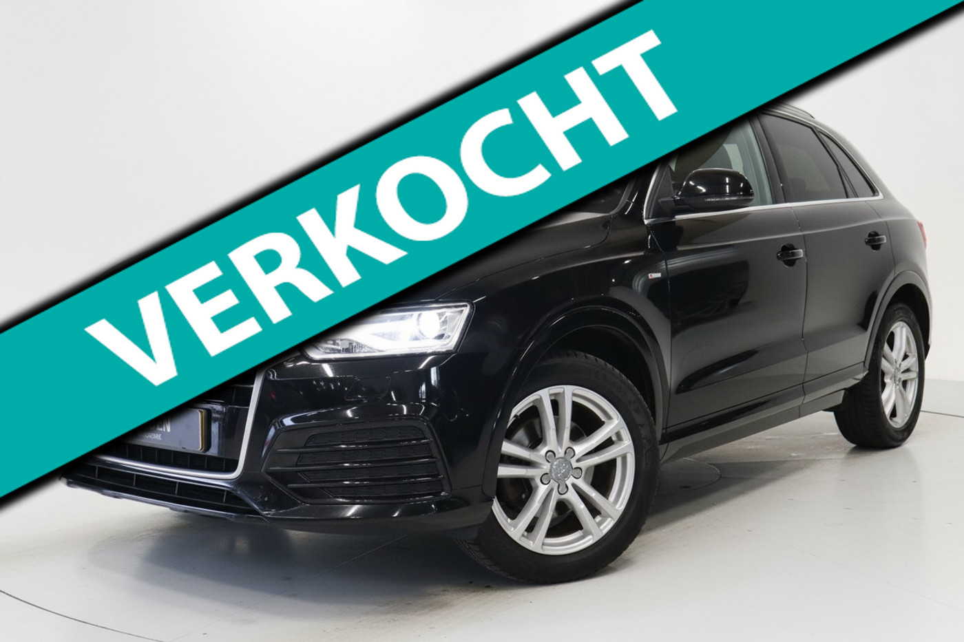 Audi Q3 1.4 TFSI S-Line Sport Pro Line|Automaat|S Line interieur+exterieur|150PK|Xenon|Navi|Trekhaak 2016 - voorkant