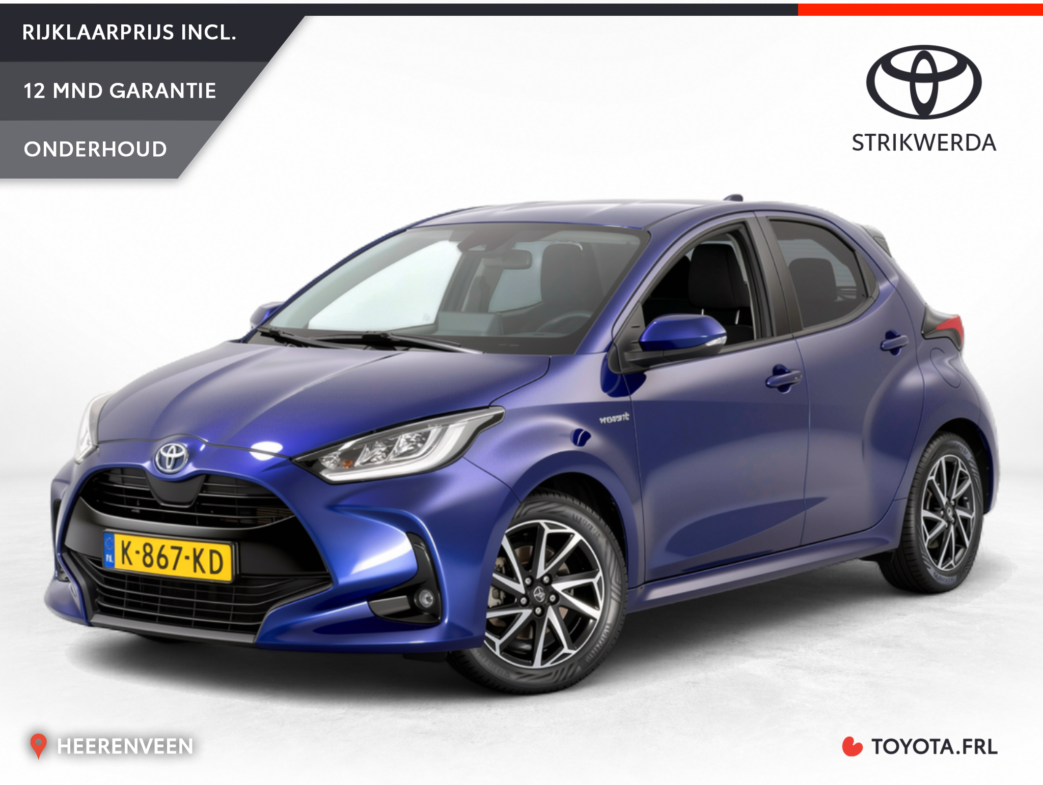 Toyota Toyota Yaris 1.5 Hybrid Dynamic 2021 - voorkant