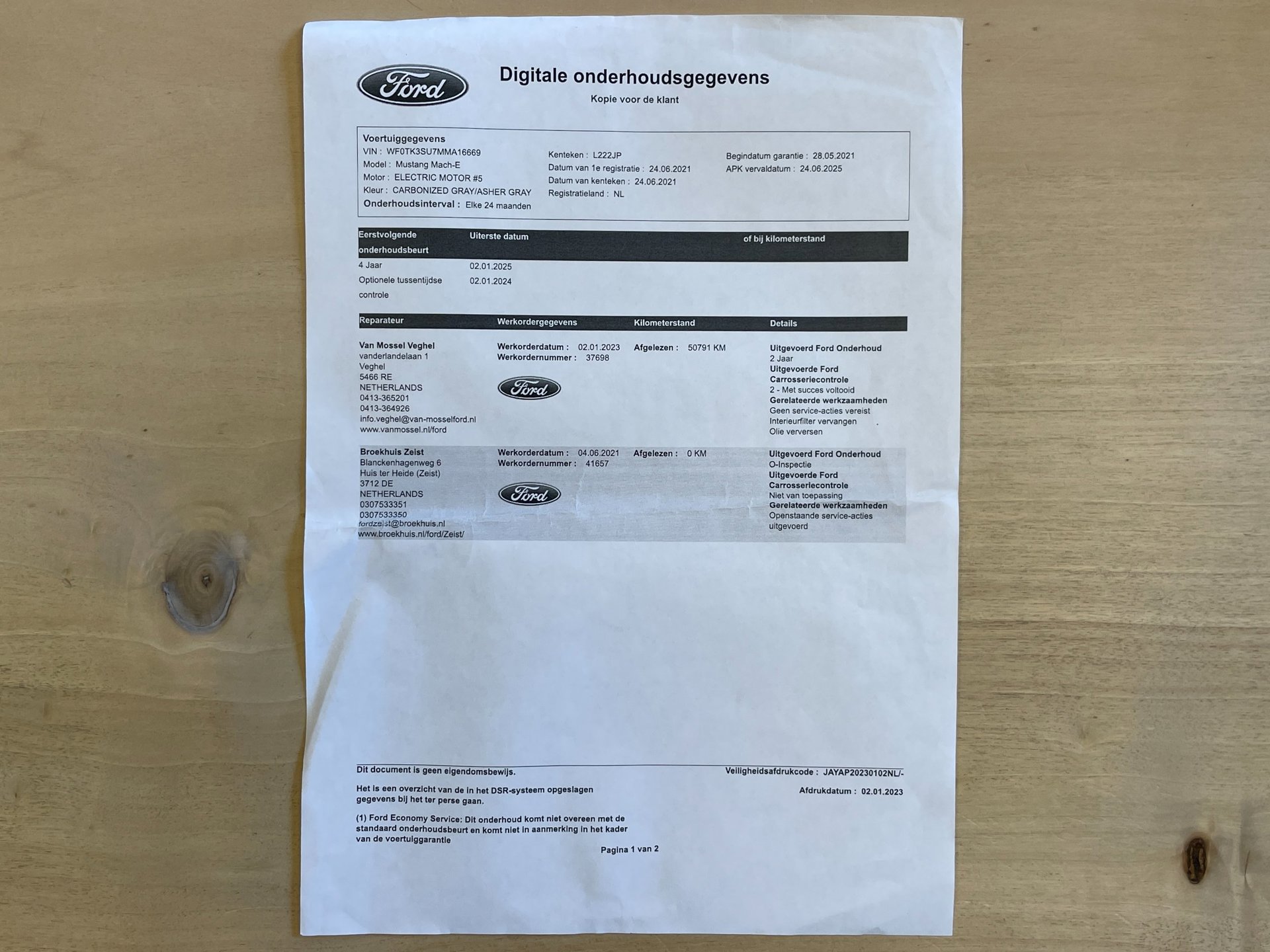 Foto van Ford Mustang Mach-e