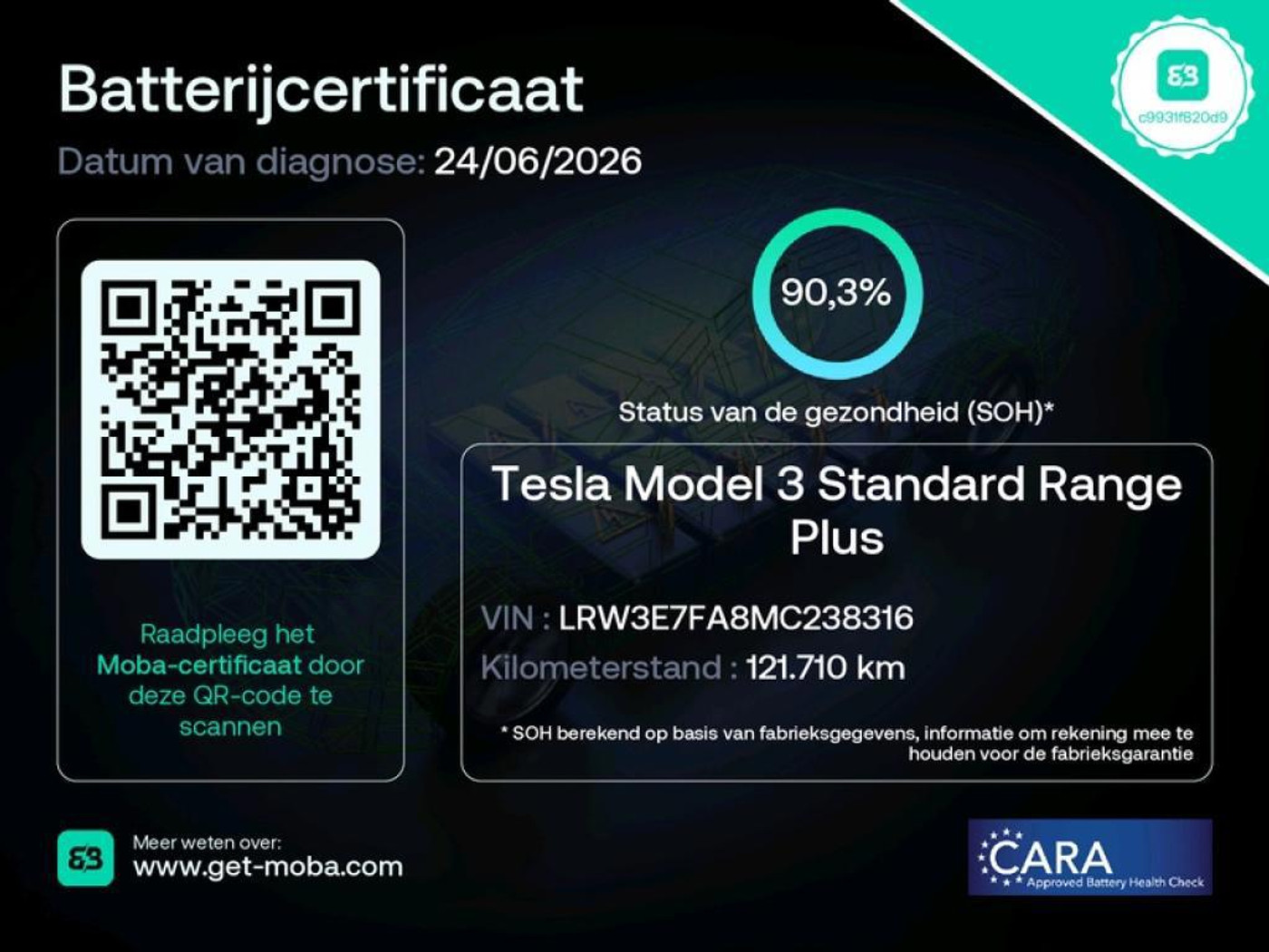 Foto van Tesla Model 3