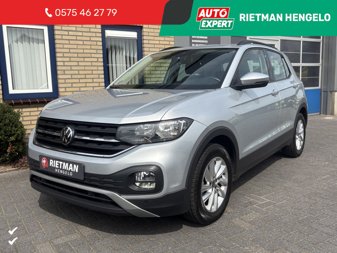 Volkswagen T-cross 1.0 TSI Life CARPLAY-NAVI-CRUISE-ALL SEASON 2021 - voorkant