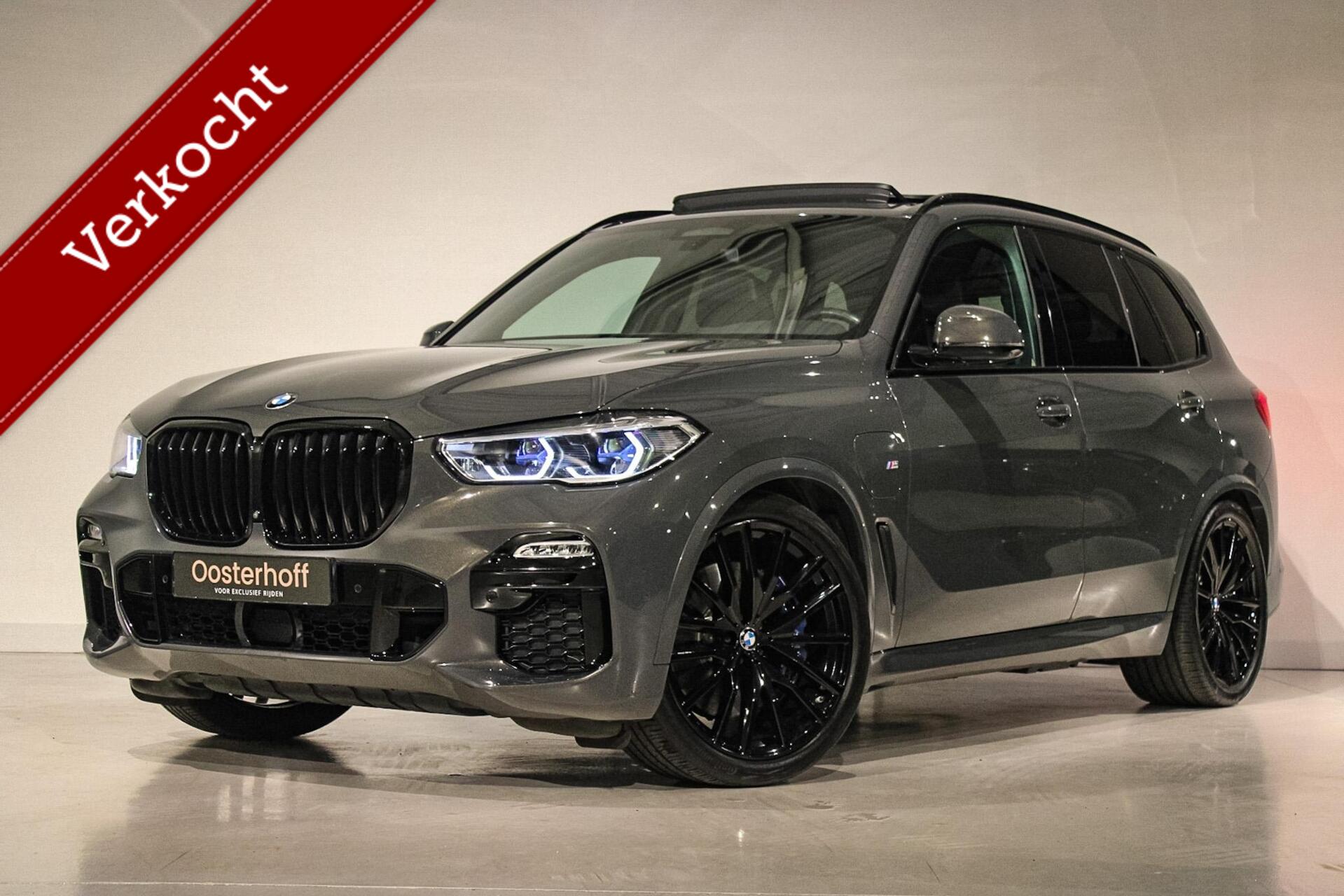 BMW X5 Xdrive45e xDrive45e High Executive M-sport H&K | PANO | LASER 2021 - voorkant