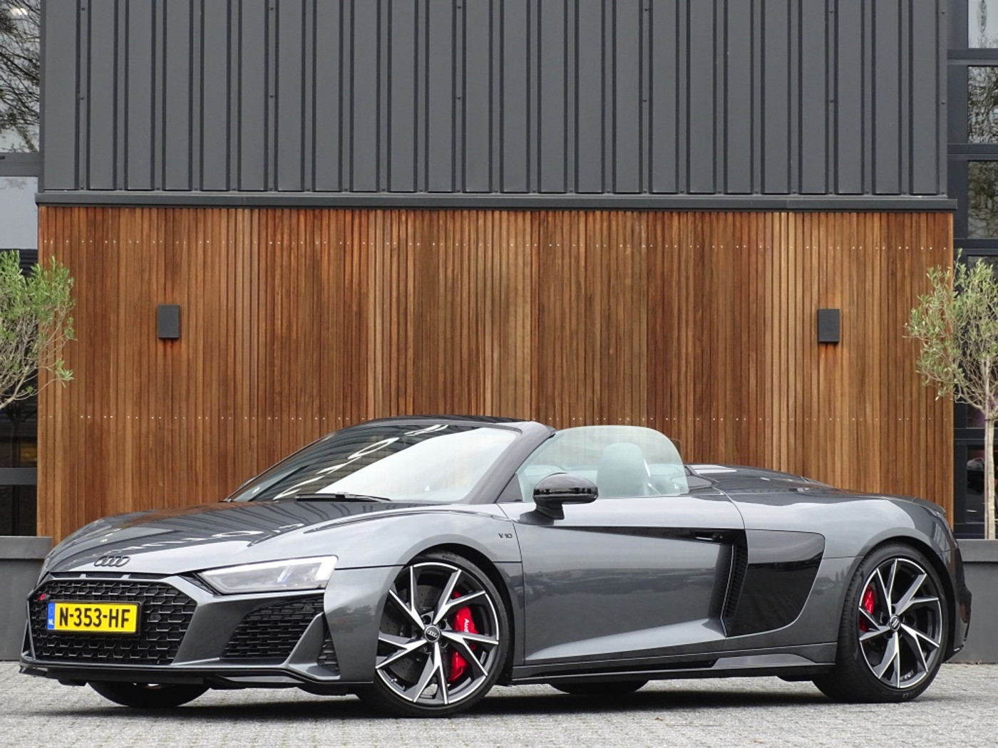 Audi R8 Spyder 5.2 V10 622PK quattro Performance / Carbon / Keramisch / B&O 2019 - voorkant