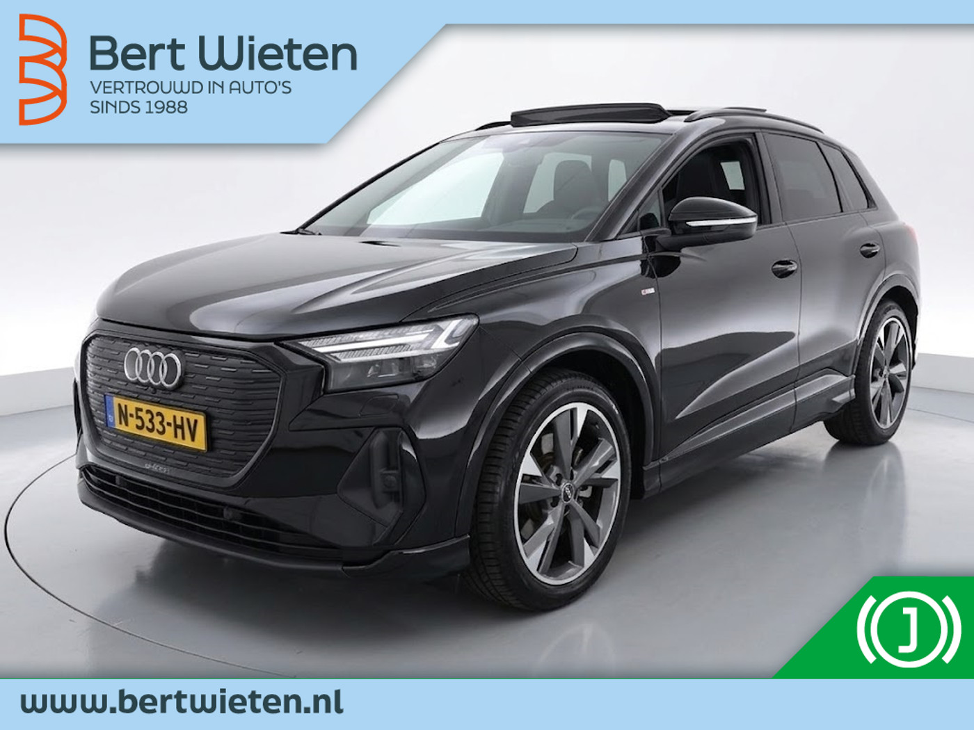 Audi Q4 35 E-tron 35 Launch edition S Competition 55 kWh | SONOS | Trekhaak | Schu 2021 - voorkant