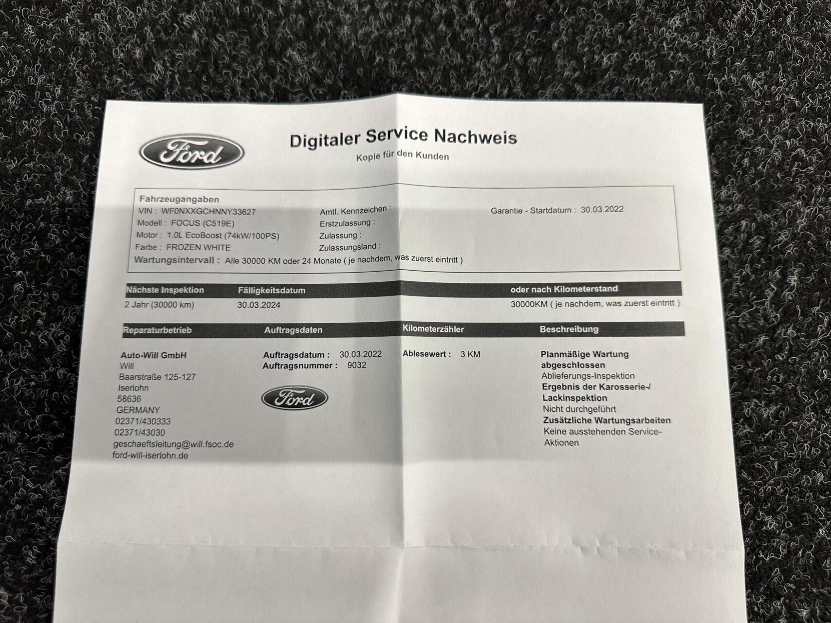 Foto van Ford Focus