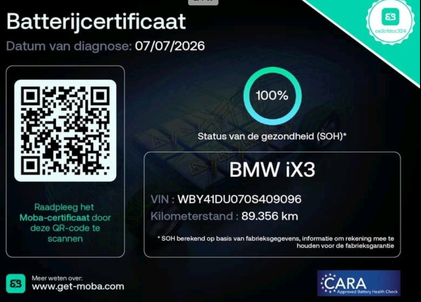 Foto van BMW Ix3