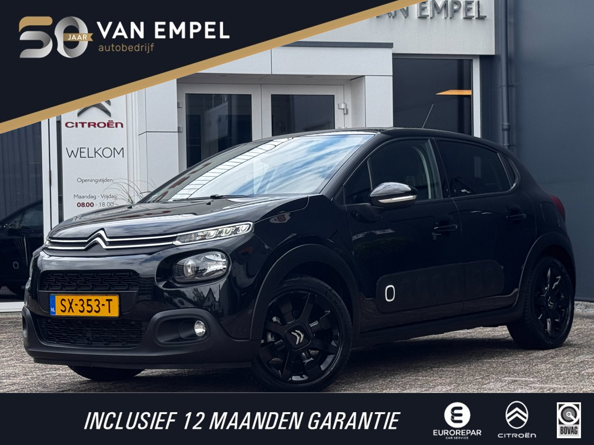 Citroen C3 1.2 PureTech S&S Shine | 110 PK | Camera | NL-Auto | All-Season banden | Navigatie | 2018 - voorkant