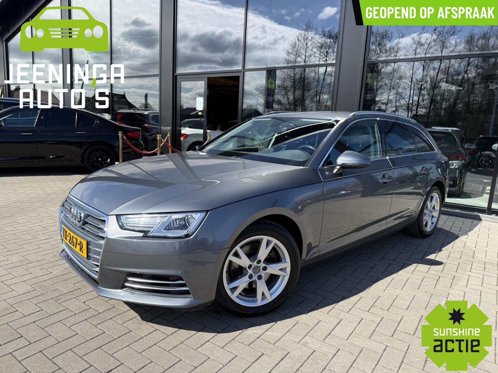 Audi A4 Avant 2.0 TFSI MHEV Design|Stoeleverwarming|Navi 2018 - voorkant