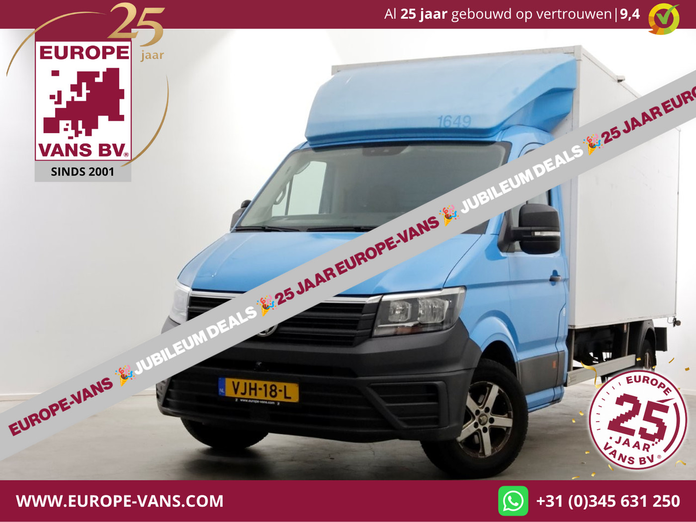 Volkswagen Crafter 35 2.0 TDI E6 Bakwagen met achterdeuren 2-Persoons 02-2021 2021 - voorkant