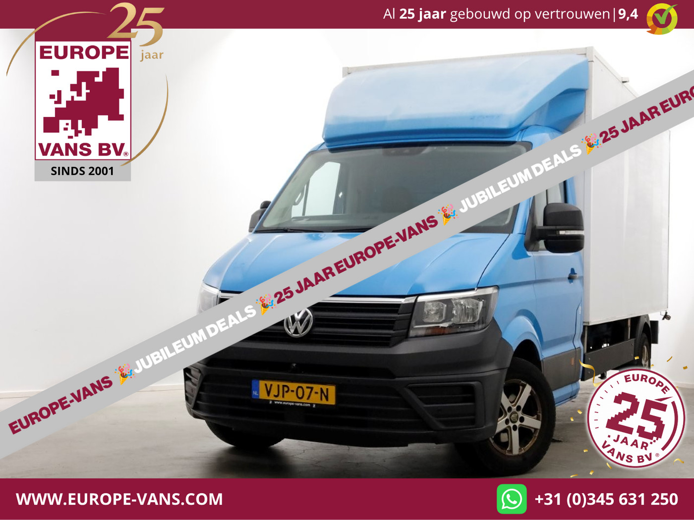 Volkswagen Crafter 35 2.0 TDI E6 Bakwagen met achterdeuren 2-Persoons 03-2021 2021 - voorkant