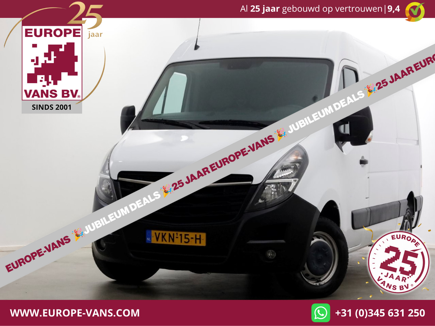 Opel Movano 2.3 Turbo 135pk L2H2 Airco/Navi 05-2021 2021 - voorkant