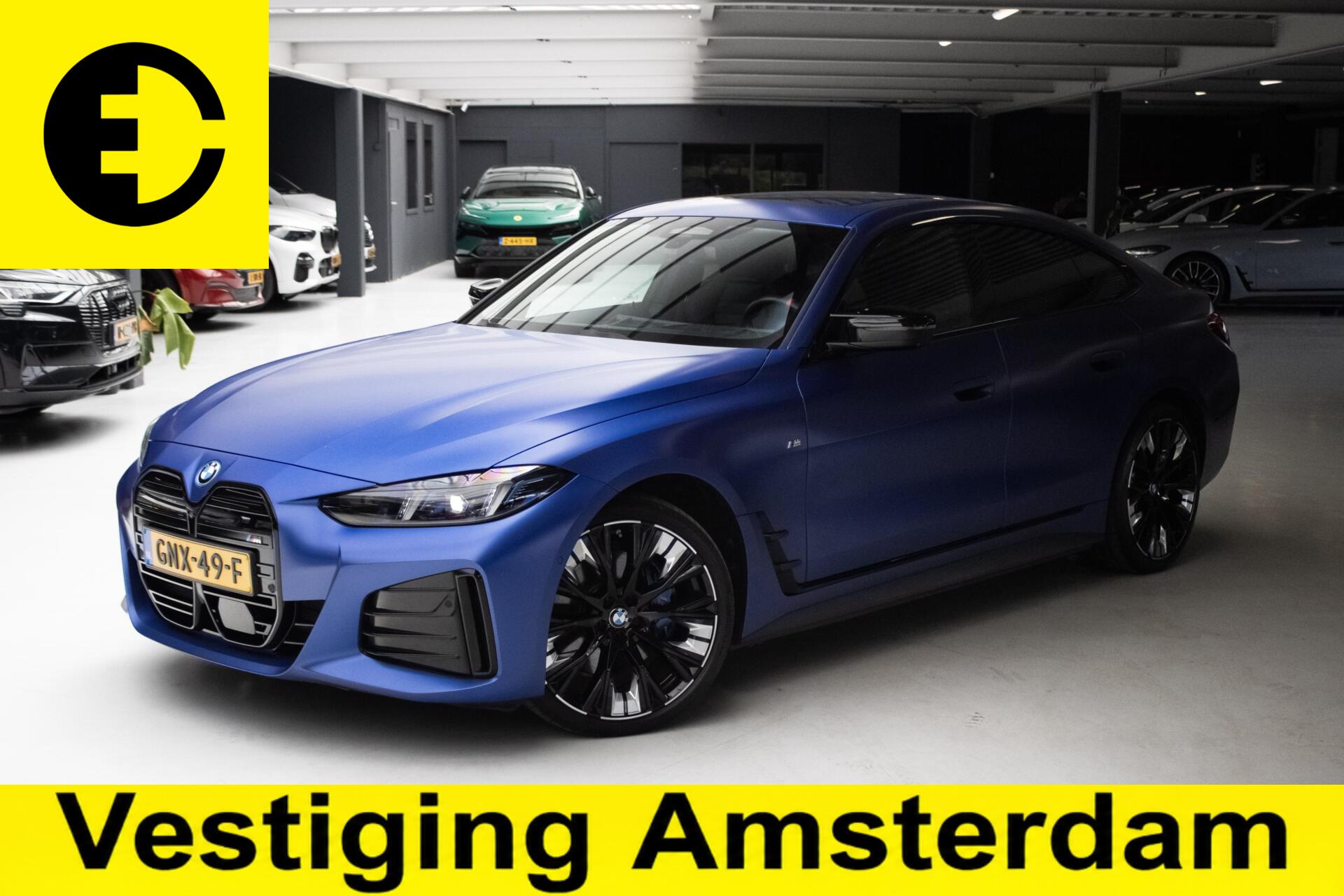 BMW I4 M50 xDrive M50 84 kWh | SOH 95,1% | Trekhaak | Schuif/kantel dak | Incl.BTW 2024 - voorkant