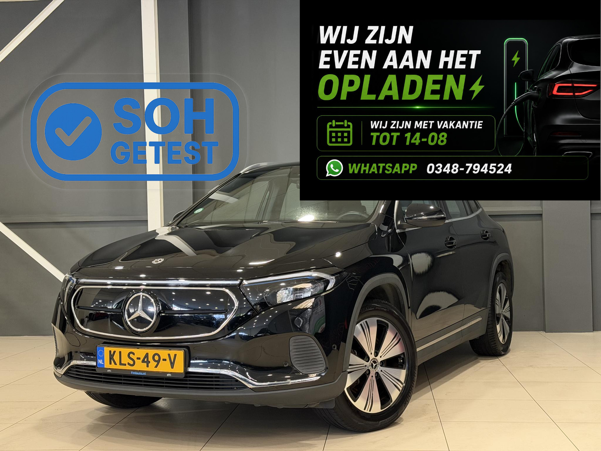 Mercedes-Benz Eqa 250 250 Business Solution Luxury 67 kWh 2022 - voorkant