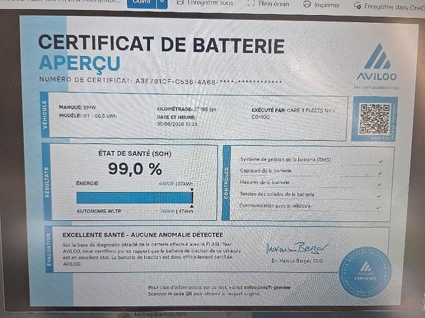Foto van BMW Ix1