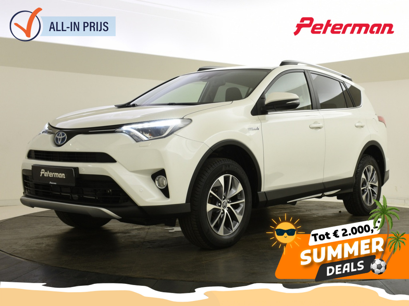 Toyota Toyota Rav4 2.5 Hybrid Edition | Trekhaak | Elektr. a. klep | Camera | 2017 - voorkant