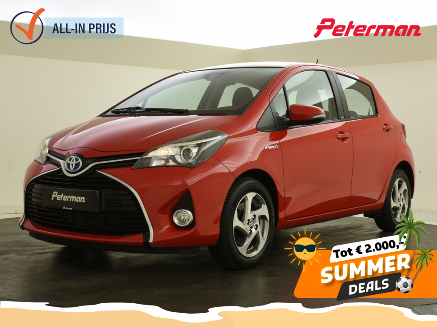 Toyota Toyota Yaris Hybrid 1.5 Hybrid Edition | Keyless | Navigatie | Stoelverw. | 2016 - voorkant