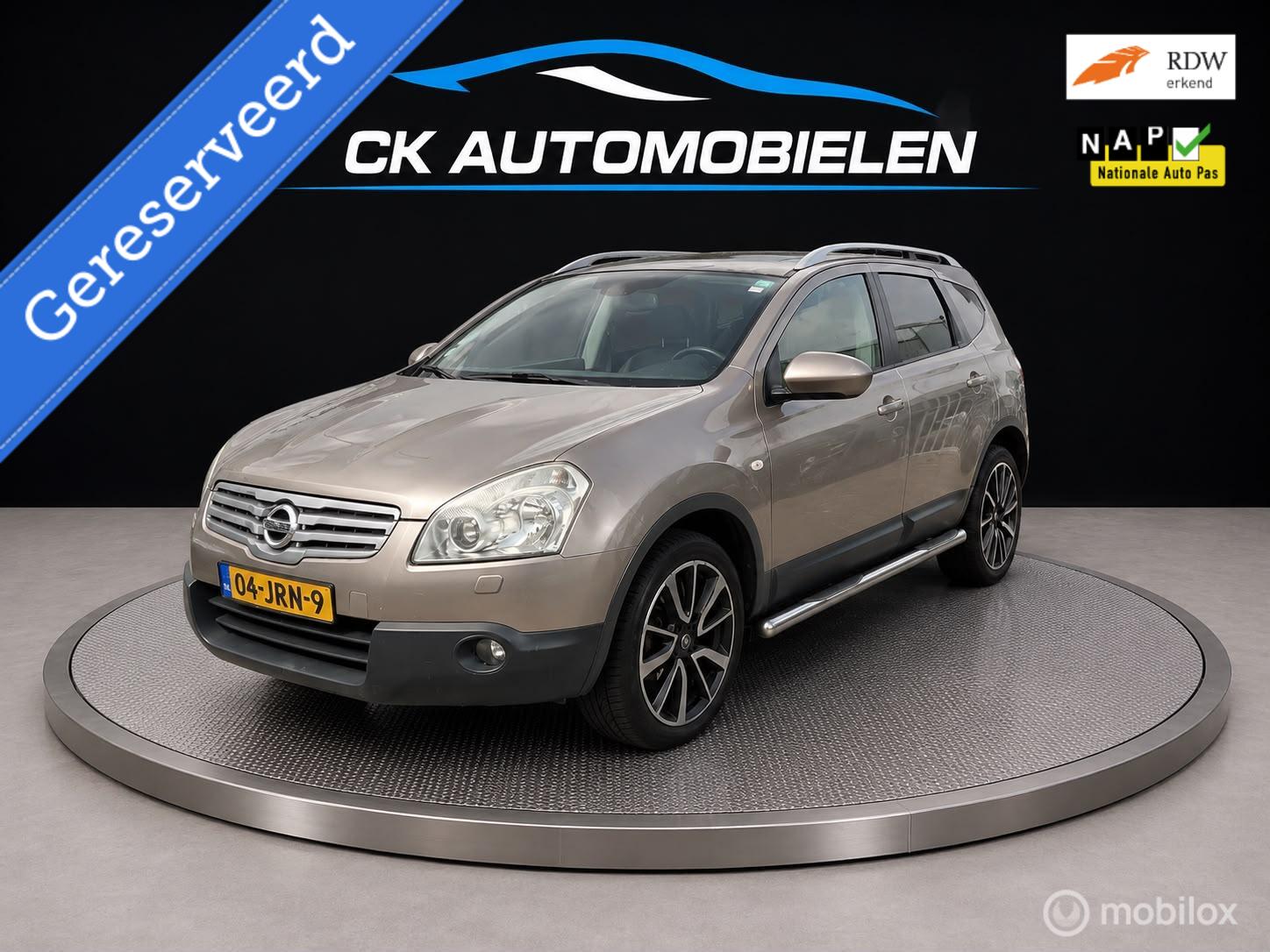 Nissan Nissan Qashqai+2 2.0 Tekna 7 pers lederen bekleding panoramadak 2009 - voorkant