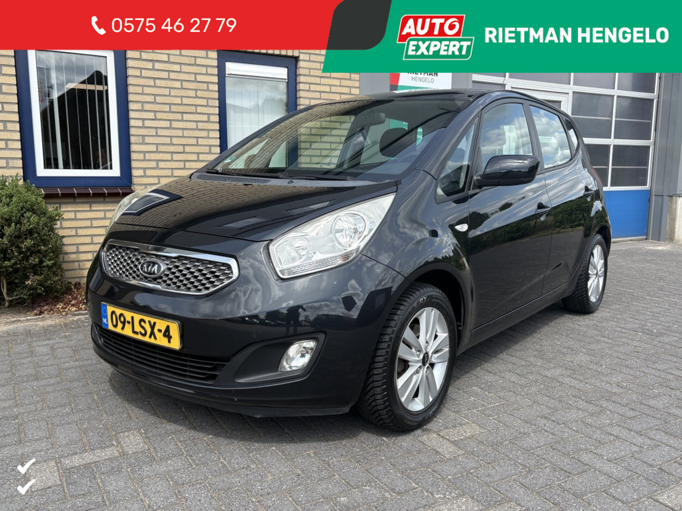 Kia Venga 1.4 CVVT X-tra ALL SEASON-AIRCO-TREKHAAK 2010 - voorkant