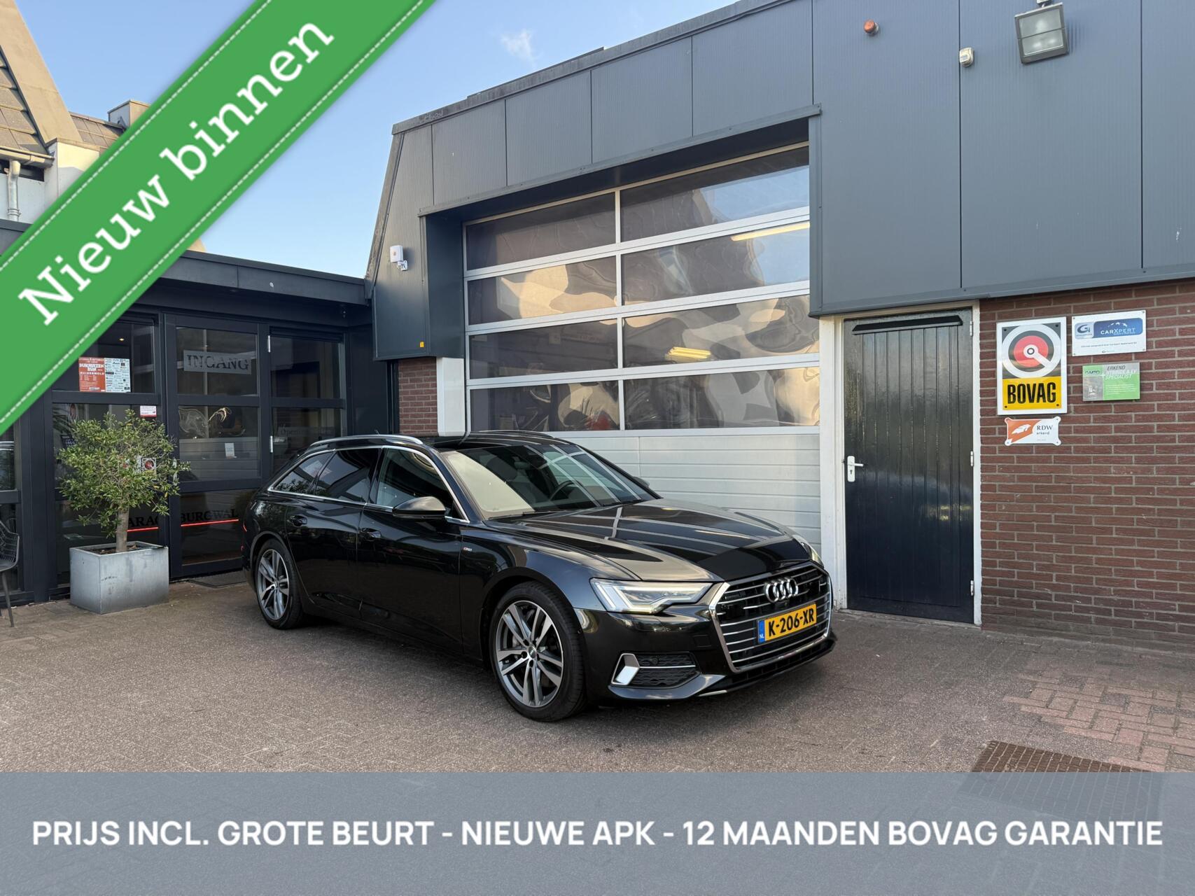 Audi A6 Avant 55 TFSI 3.0 Quattro S-LINE PANO/KEYLESS *ALL-IN PRIJS* 2019 - voorkant