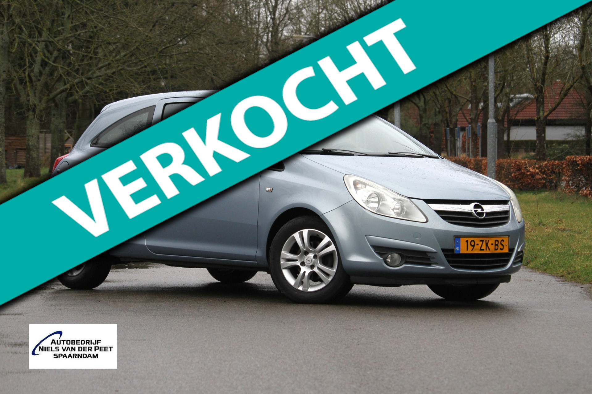Opel Corsa APK tot maart 2027 / Van pas 2e eigenaar / Sportvelgen / Cruise control / Elektrische ramen / enz. 2008 - voorkant