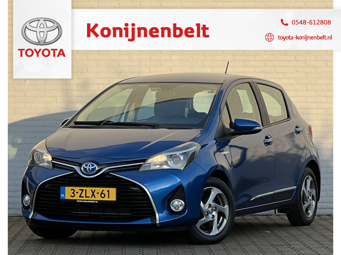 Toyota Toyota Yaris Hybrid 1.5 Hybrid Lease Automaat 5-deurs | Navi | Clima | LMV 2014 - voorkant