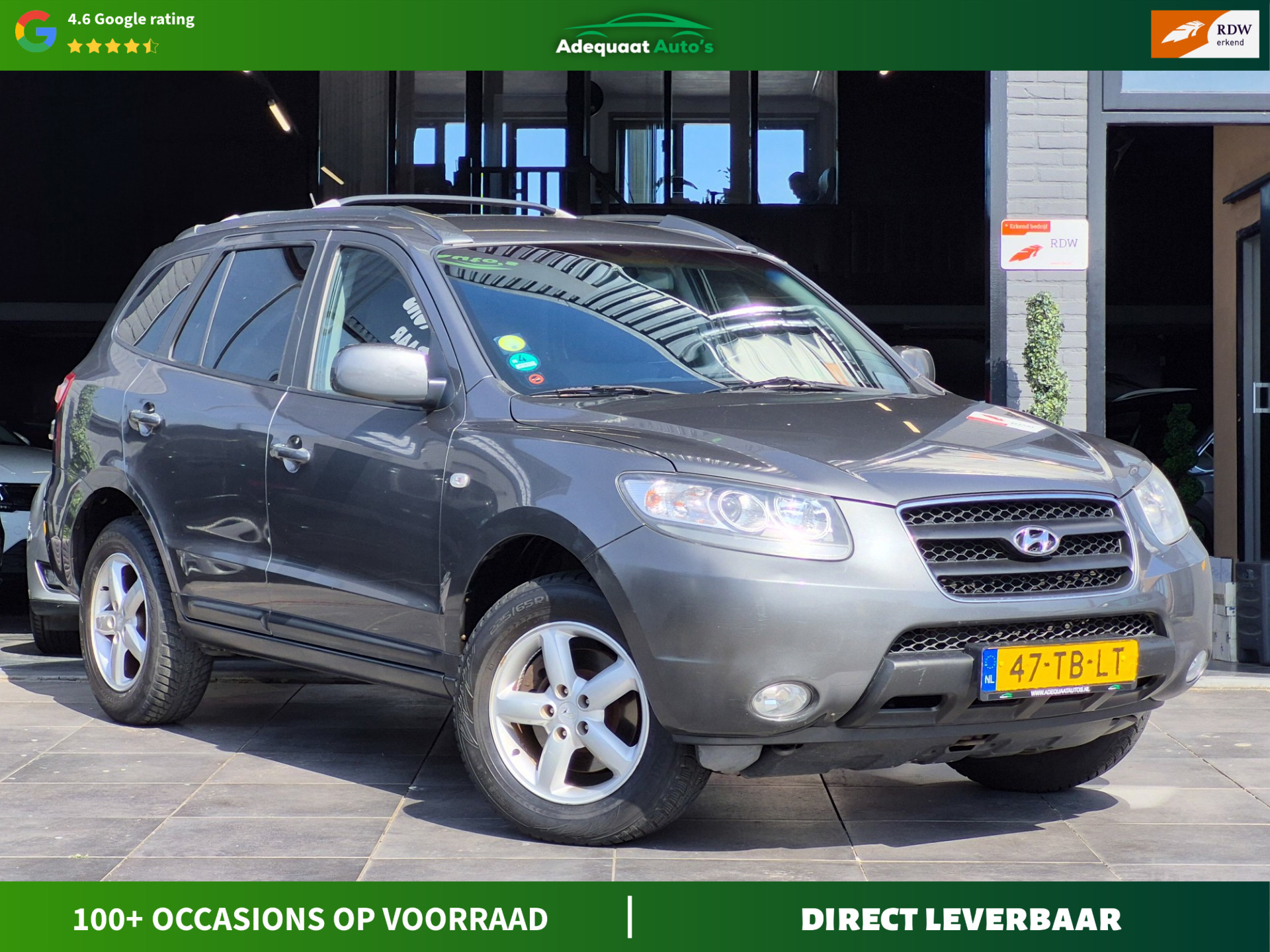 Hyundai Santa Fe 2.7i V6 Dynamic|1e eig|NAP|Airco|Cruise|PDC 2006 - voorkant