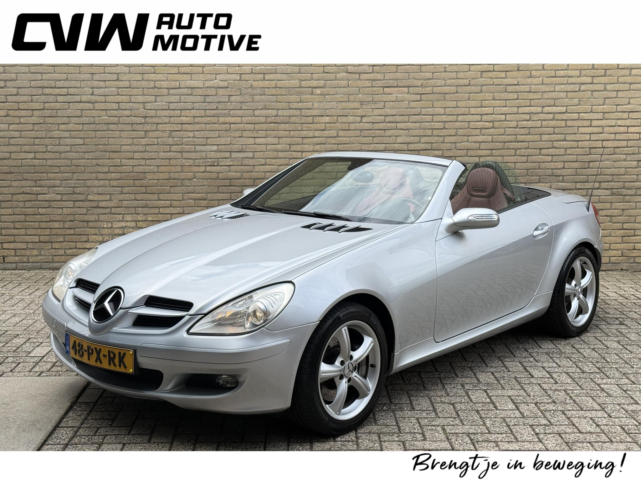 Mercedes-Benz SLK 350 350 V6 272pk | Automaat | Leder | Airscarf | 2005 - voorkant