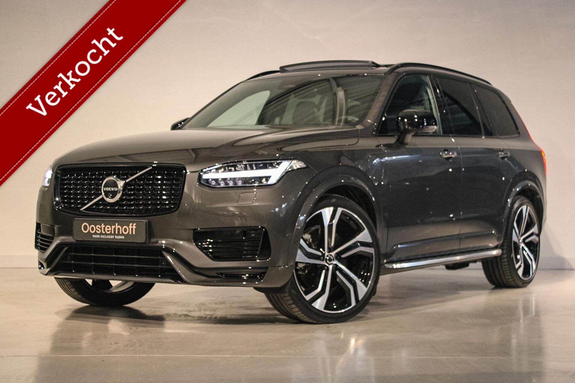 Volvo Xc90 2.0 T8 Recharge AWD Ultra Dark B&W | PANO | LUCHT 2024 - voorkant