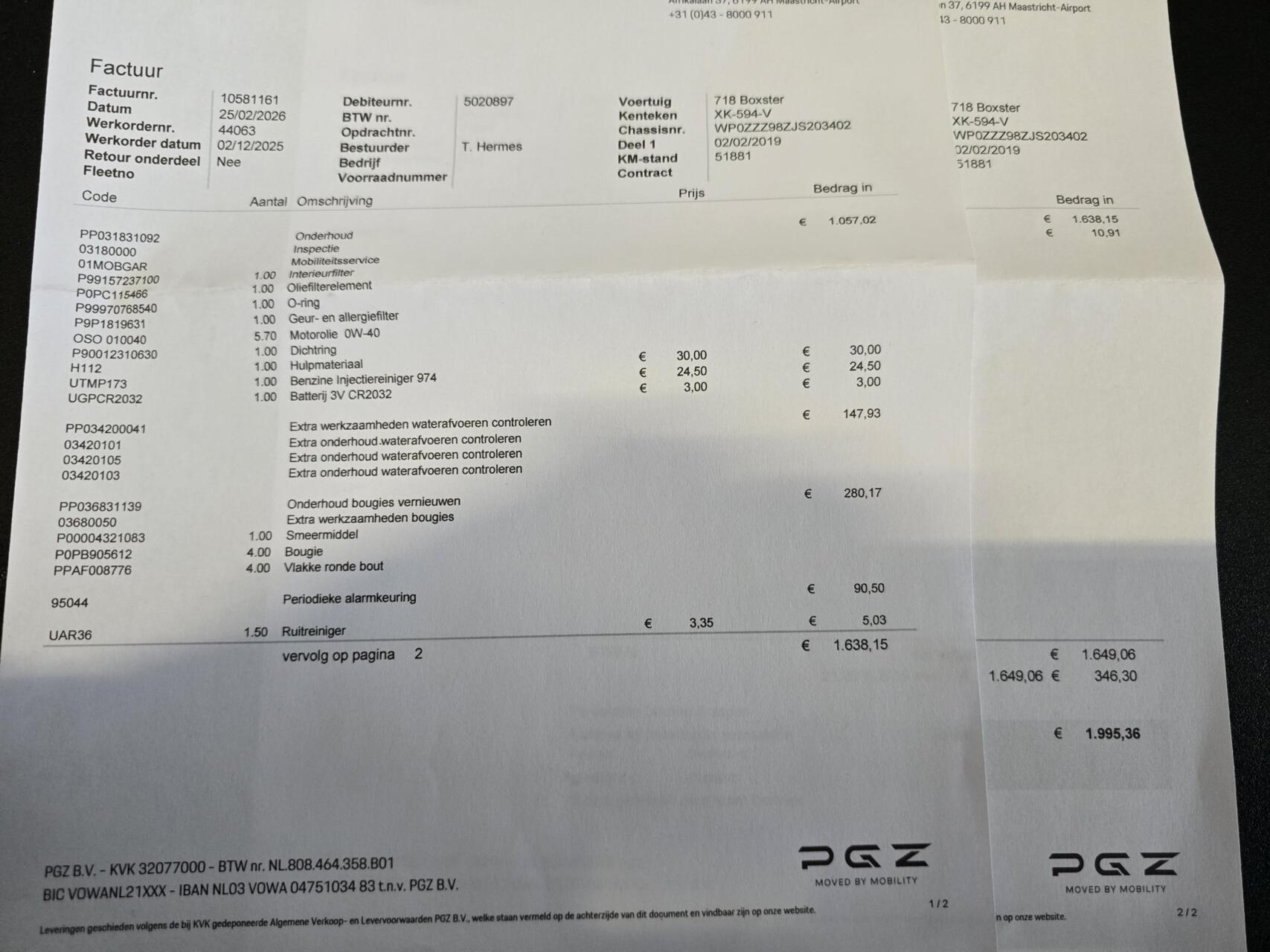 Foto van Porsche 718 Boxster
