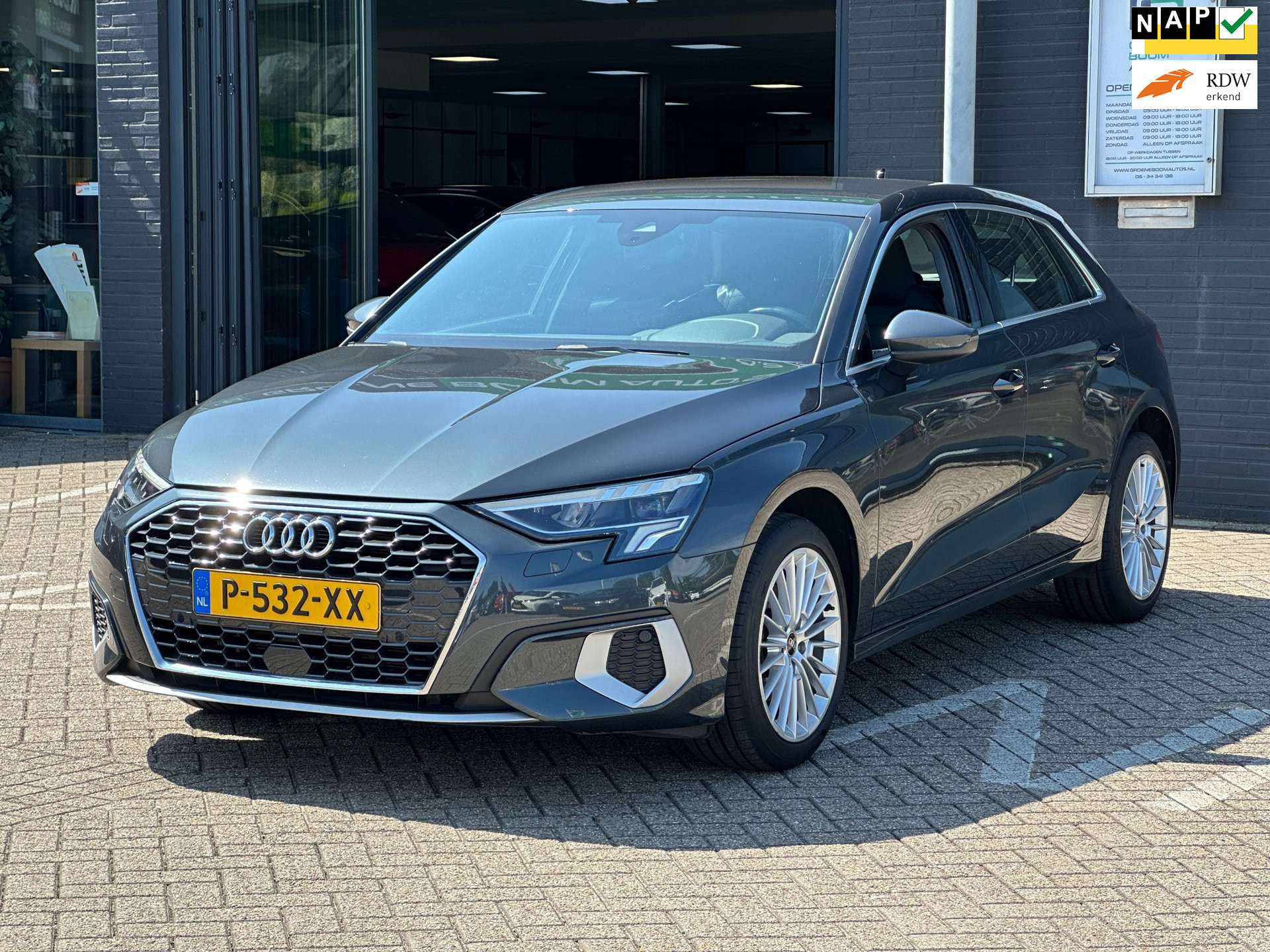 Audi A3 Sportback 30 TFSI Advanced edition/1STE EIG/NAVI/APP-CONNECT/LED/NL-AUTO NAP!! 2022 - voorkant