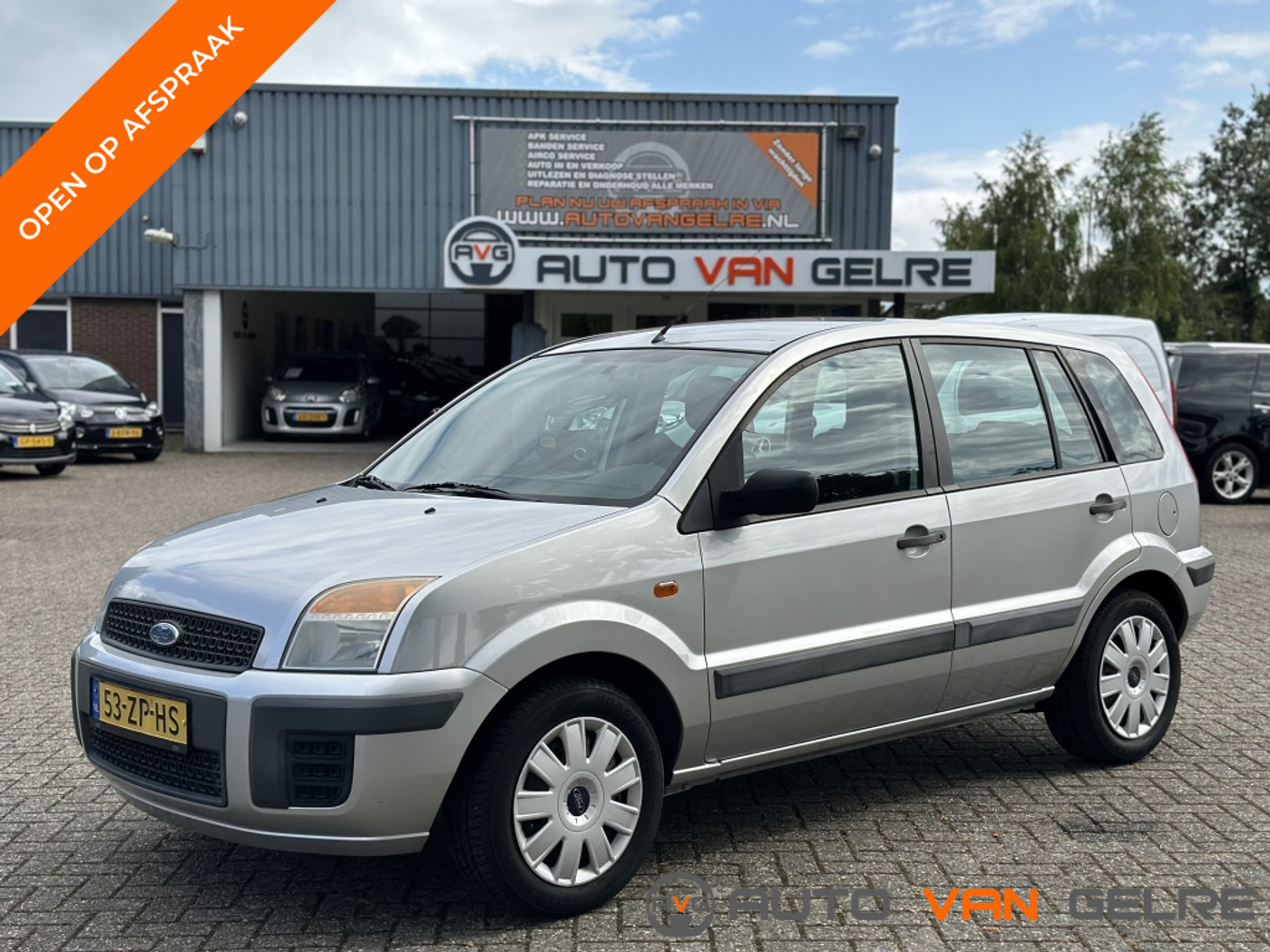 Ford Fusion 1.4-16V Cool & Sound Ruime APK*NAP KILOMETERS*5DRS*Airco 2008 - voorkant