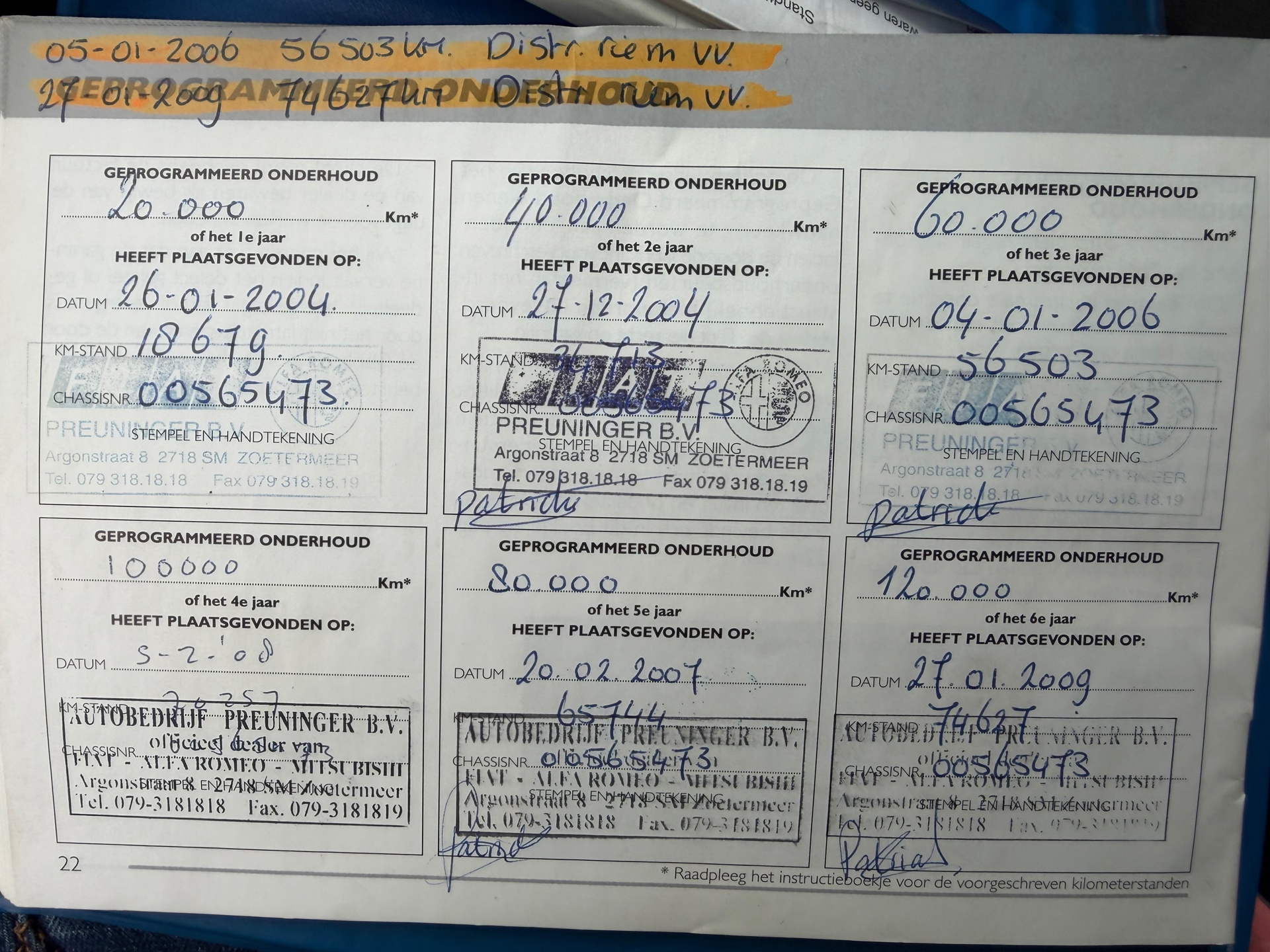 Foto van Fiat Fiat Punto