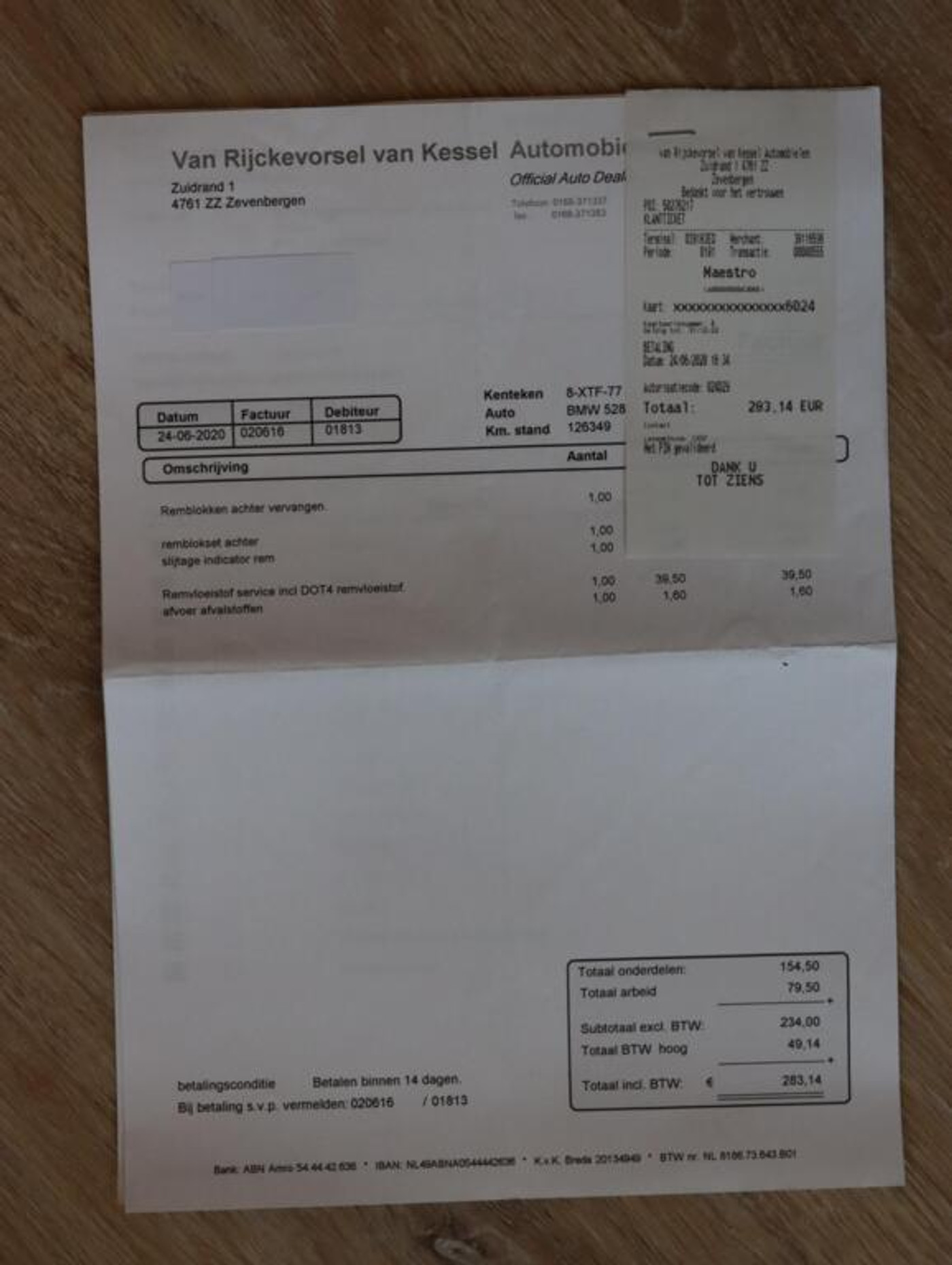Foto van BMW 528i