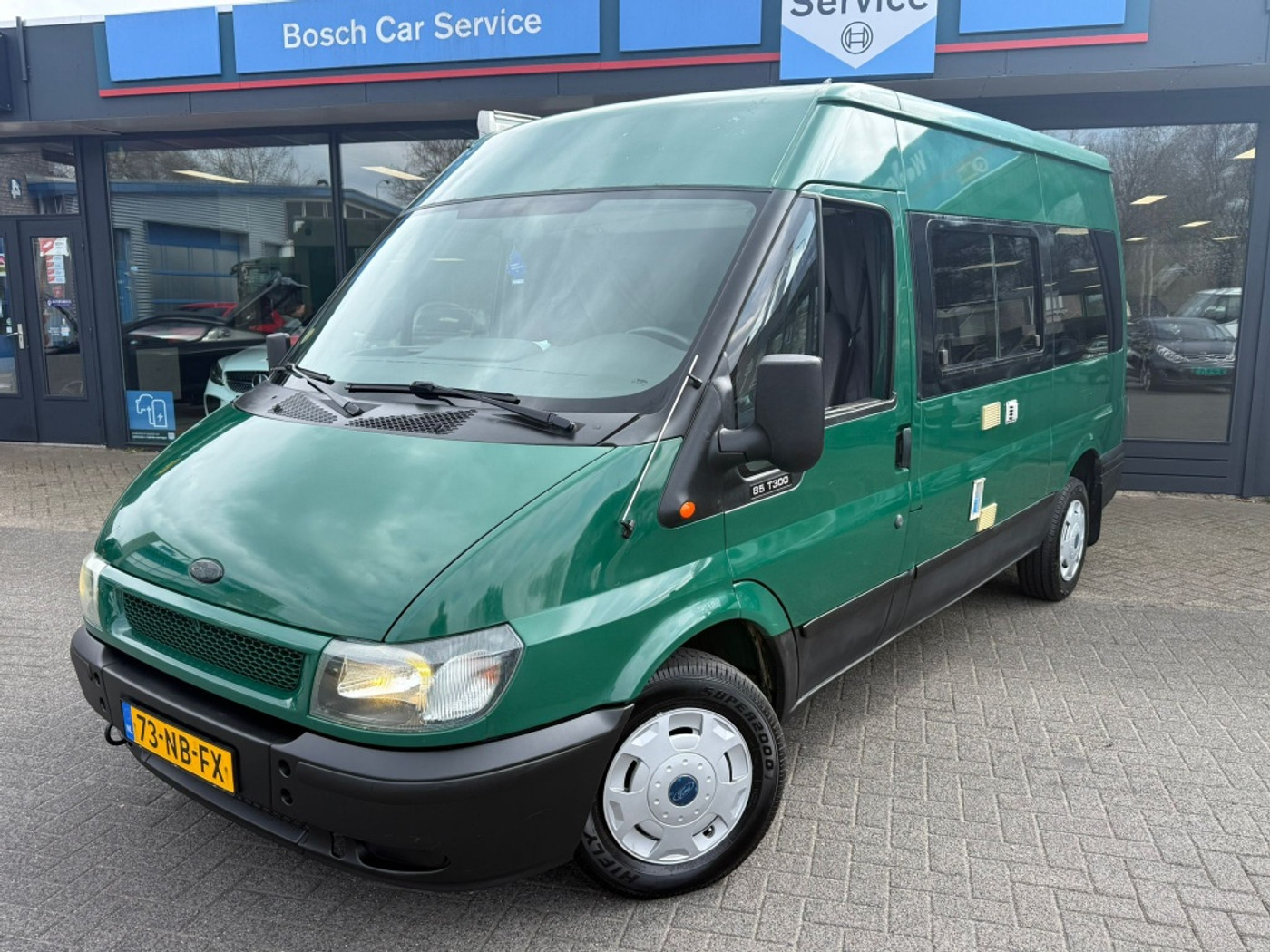 Ford Transit Camper Luifel / Airco / Trekhaak / in zeer nette staat!! 2003 - voorkant