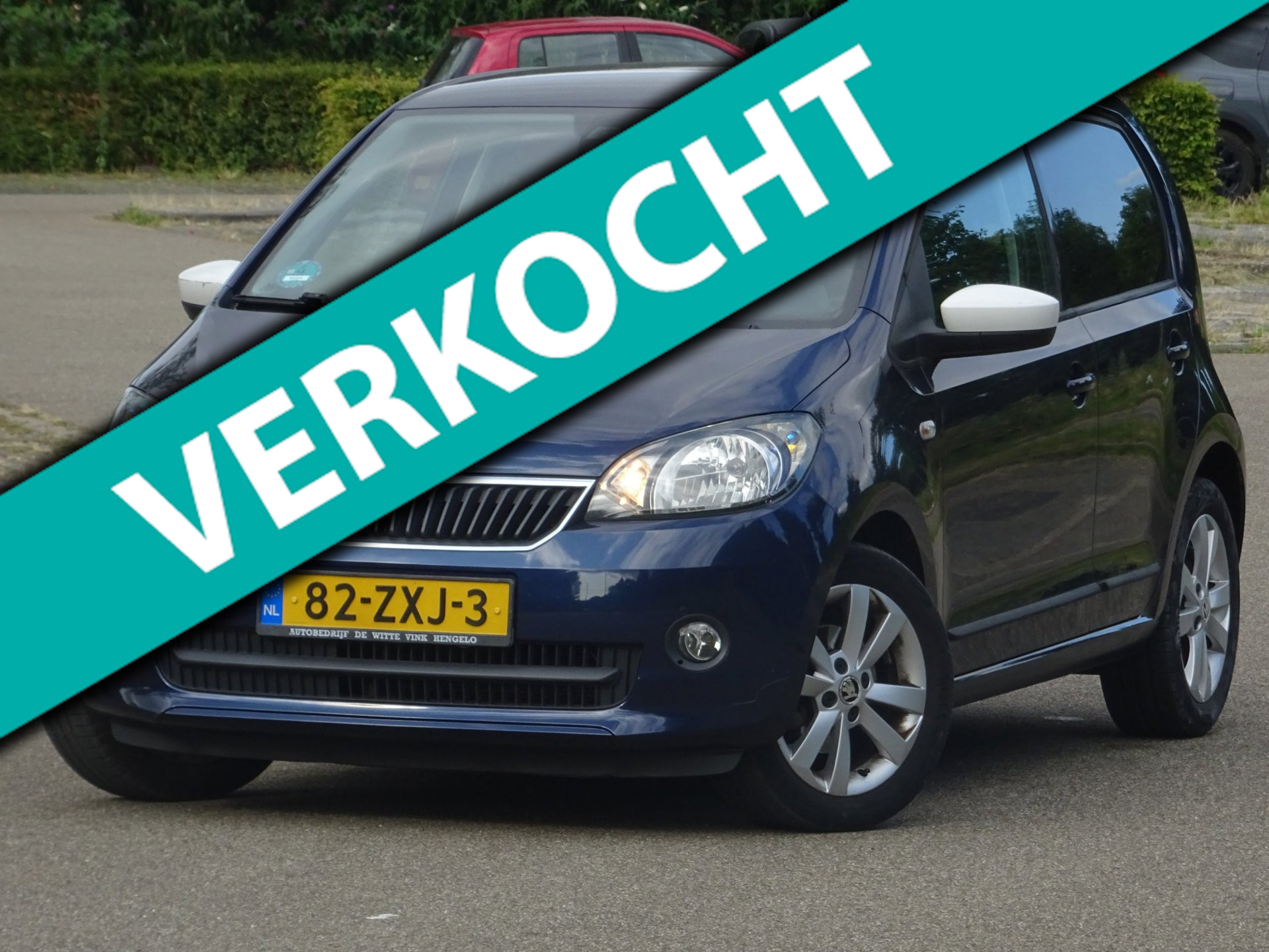 Skoda Citigo 1.0 Elegance LPG-G3 AUTOMAAT AIRCO/NAVI/CRUISE 2013 - voorkant