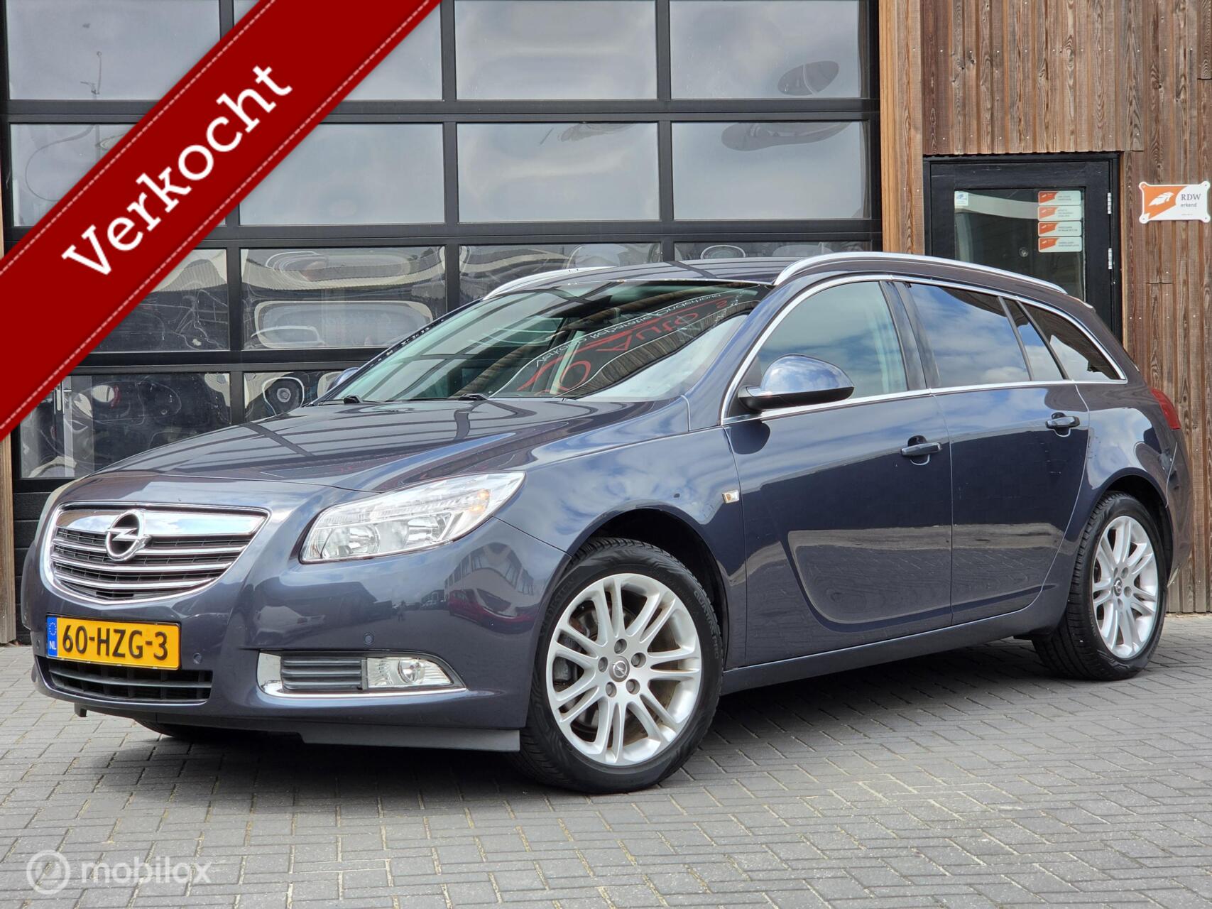 Opel Insignia Station Wagon 1.6 TURBO 180 PK TREKHAAK CRUISE 2009 - voorkant