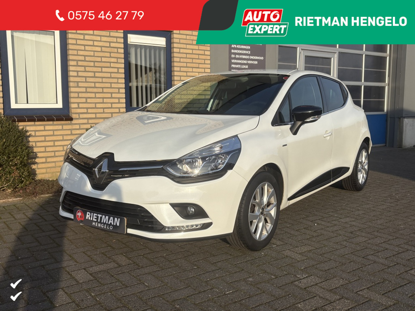 Renault Clio 0.9 TCe Limited RIJKLAAR-NAVI-BLUETOOTH-BTW 2019 - voorkant