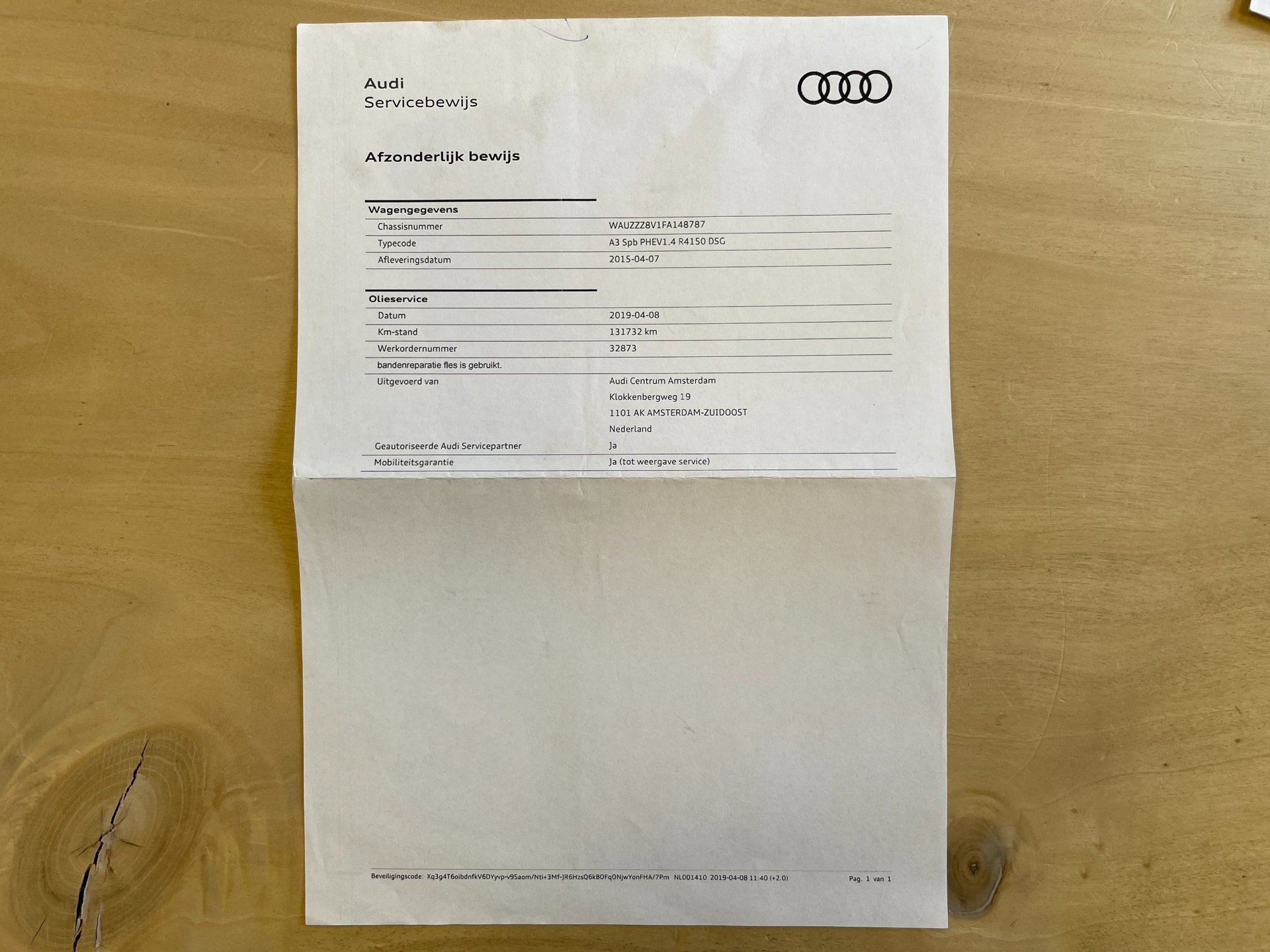 Foto van Audi A3 Sportback E-tron