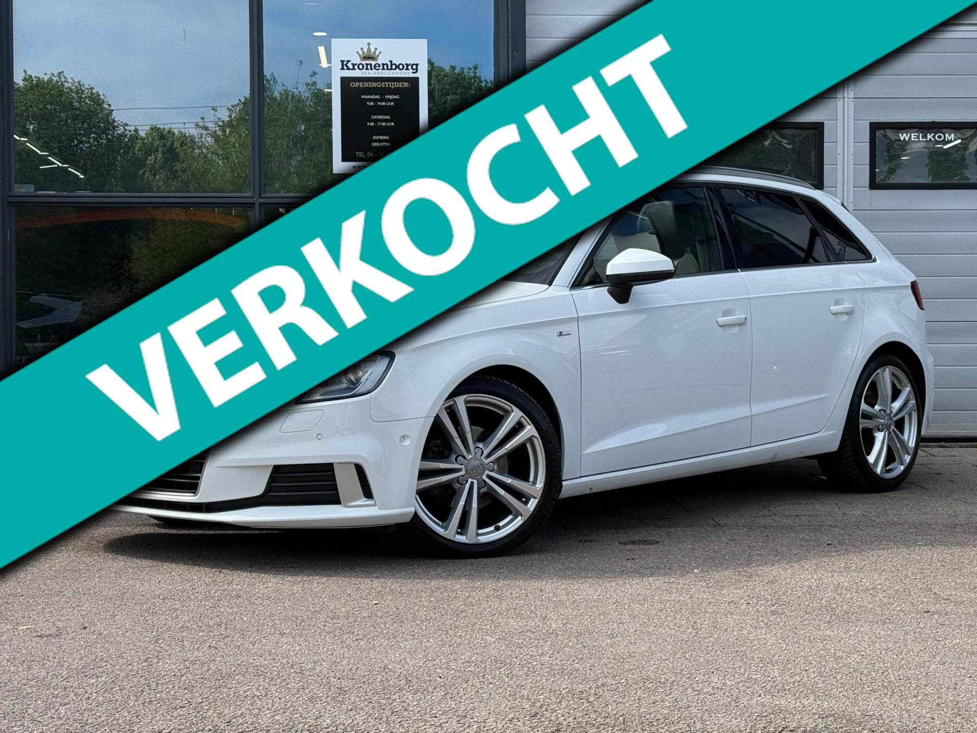 Audi A3 Sportback 1.4 TFSI CoD Sport S Line Edition, PANO, NAP 2017 - voorkant