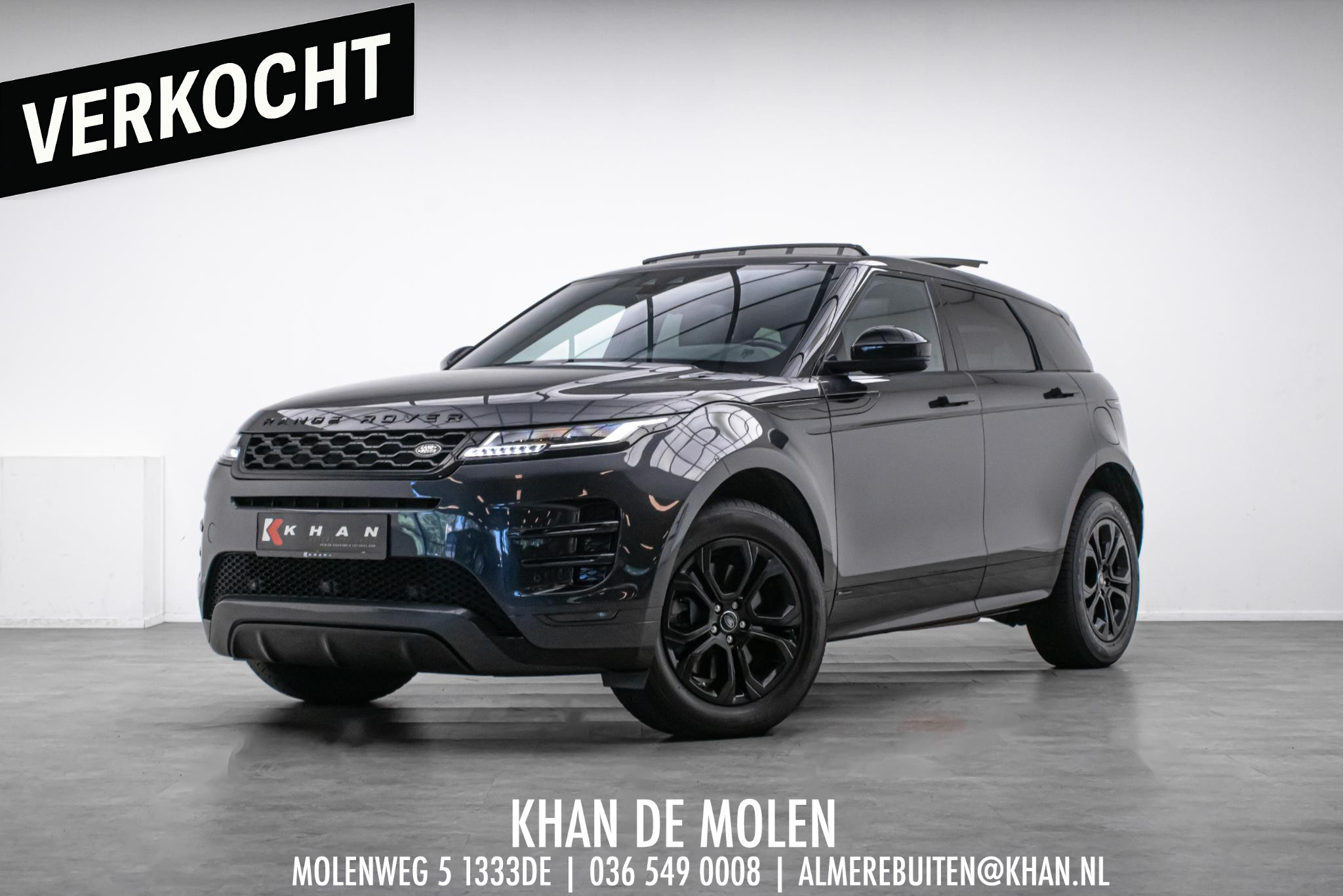 Land Rover Range Rover Evoque 1.5 P300e AWD R-Dynamic 2020 - voorkant