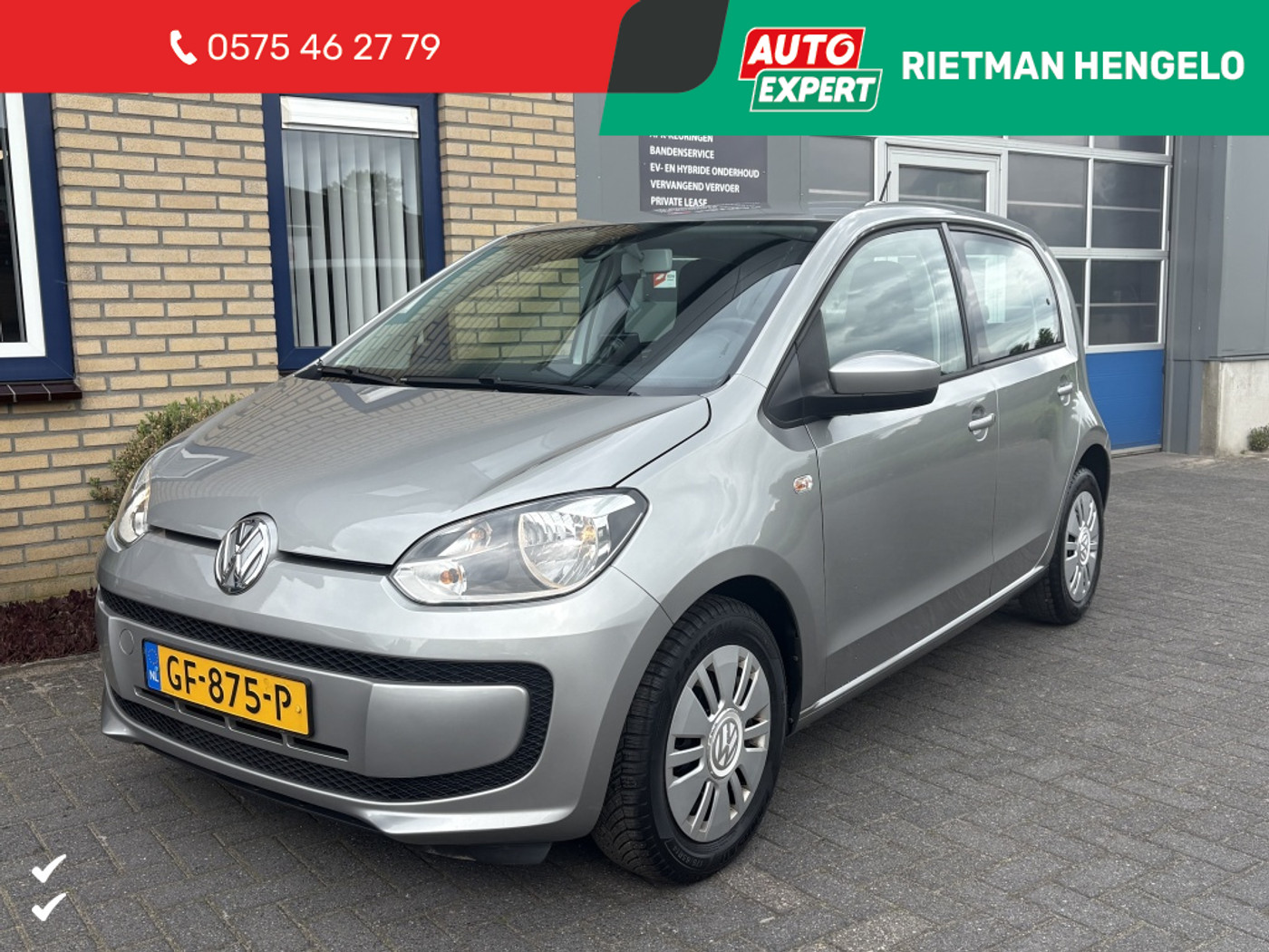 Volkswagen Up 1.0 move up! BlueM. ORGI NL-AIRCO-ALL SEASON 2015 - voorkant