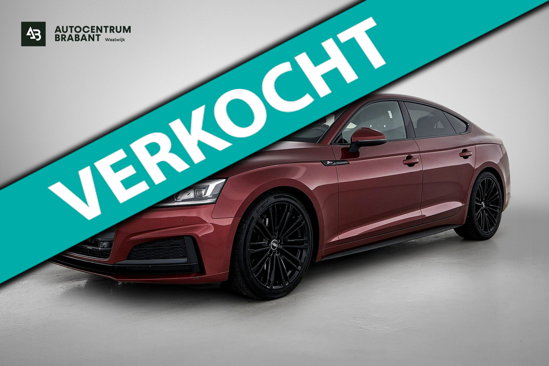 Audi A5 Sportback 40 TFSI Sport S-line Edition(NL-auto, Goed OnderH, Trekhaak, StoelV, Climate Con, Navi, PDC, Cruise Con, Etc) 2020 - voorkant