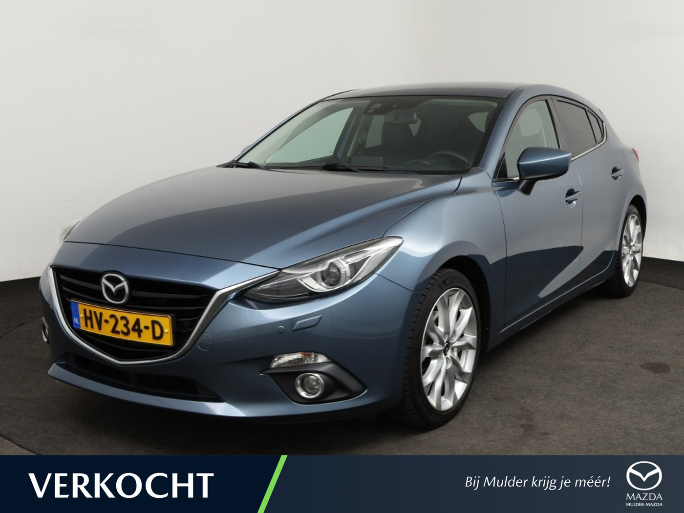Mazda Mazda3 2.0 GT-M LEER NAVI 18" LMV PDC 2016 - voorkant