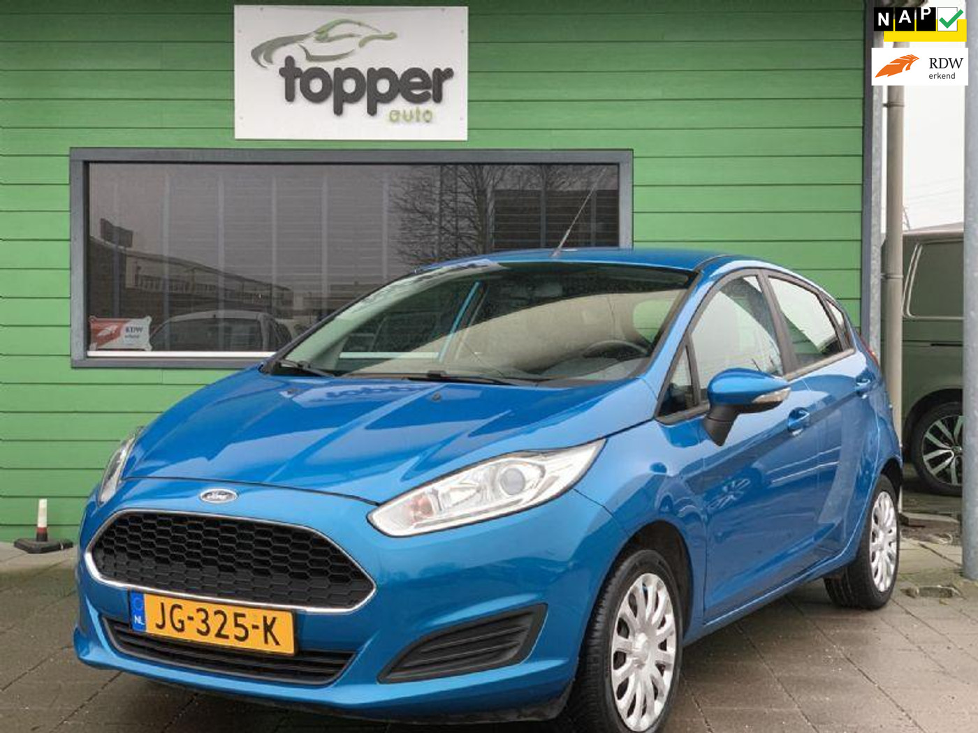 Ford Fiesta 1.0 Style |1e Eigenaar|Navigatie|Airco|Nieuwe APK|NAP| 2016 - voorkant