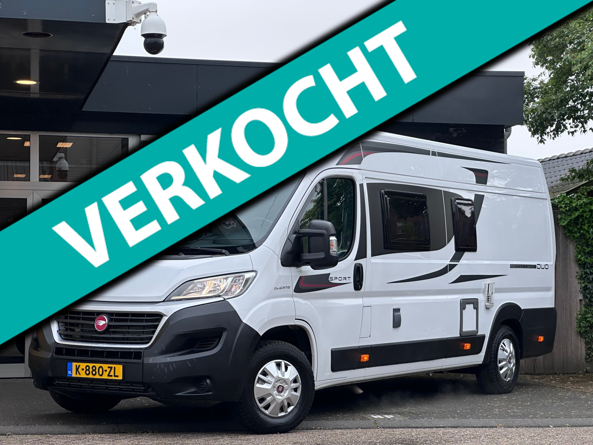 Fiat Fiat Ducato LIVINGSTONE ROLLERTEAM 640 NIEUWSTAAT / LENGTE BEDDEN 2019 - voorkant