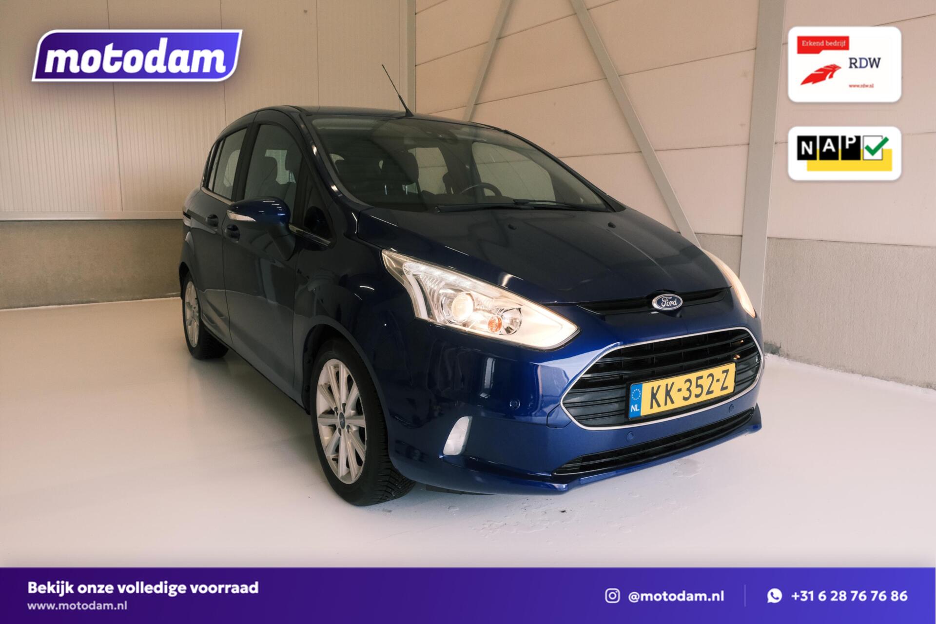 Ford B-max 1.0 EcoBoost Titanium NAP TREKH 2016 - voorkant